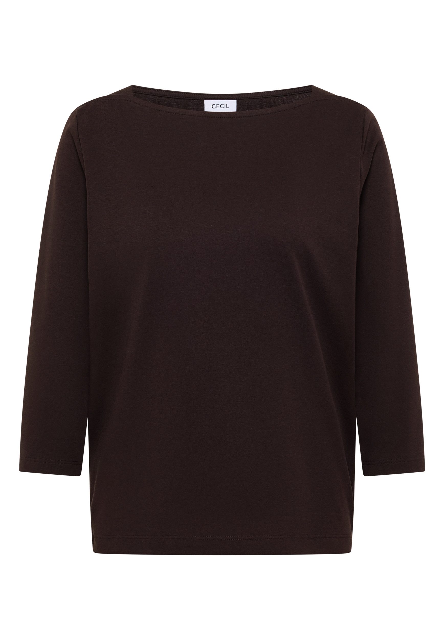 CECIL Langarmshirt NOS Basic Boatneck Shirt
