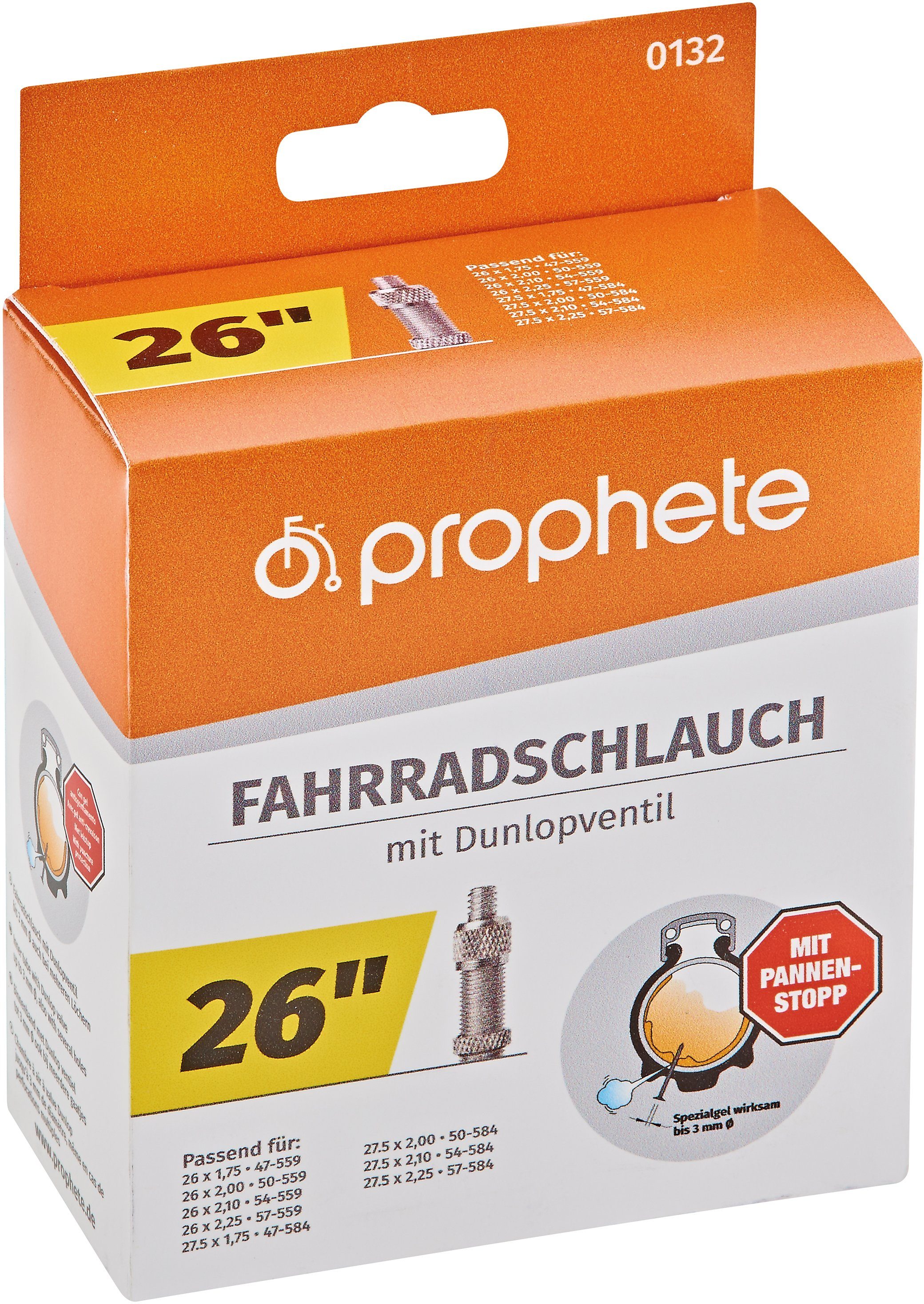 Prophete Fahrradschlauch, 26 Zoll (66,04 cm)