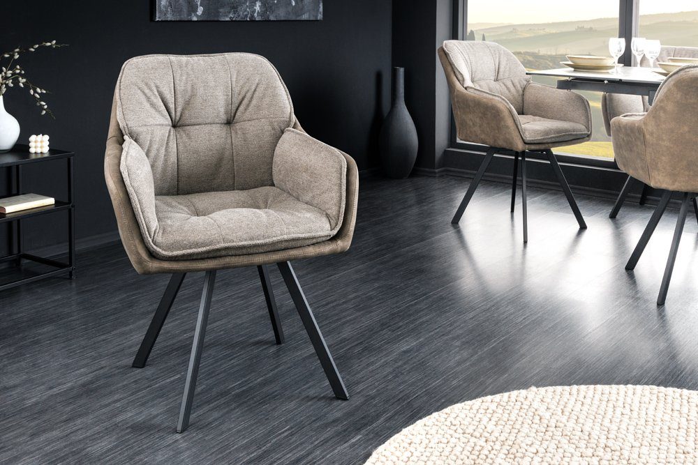 Armlehnstuhl MR. LOUNGER vintage taupe