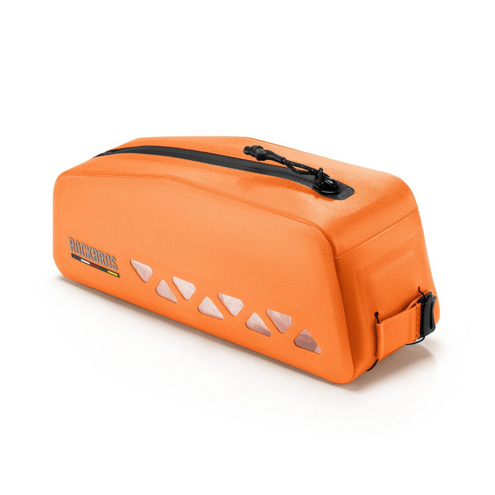 ROCKBROS Rahmentasche Oberrohrtasche Fahrradtasche Radtasche (Spar-Set, 1-tlg., 1 l wasserabweisend), wasserabweisend, Drehverschluss, 1 l, reflektierend