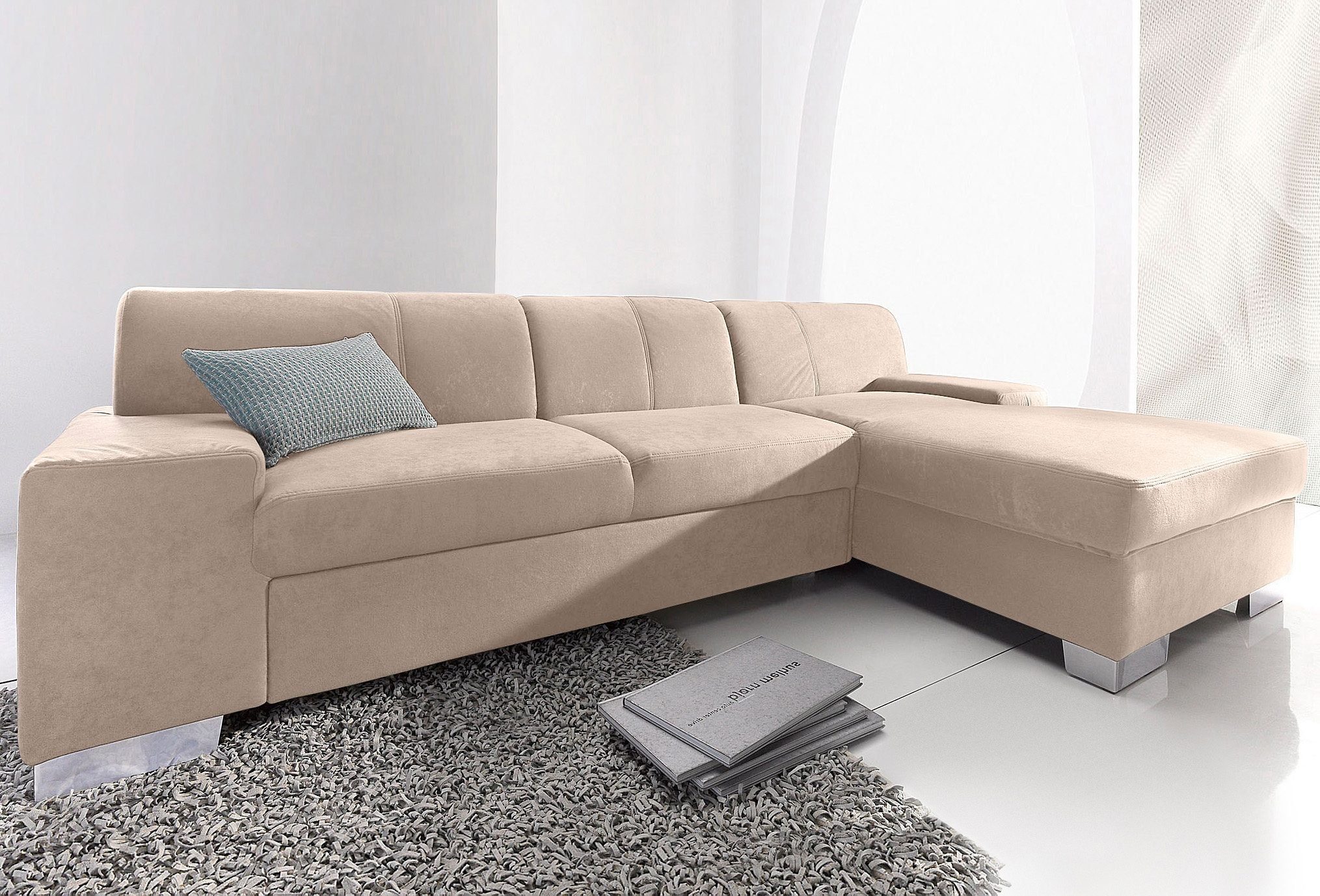 DOMO collection Ecksofa "Star, zeitlose Formensprache, elegante Optik, Brei günstig online kaufen