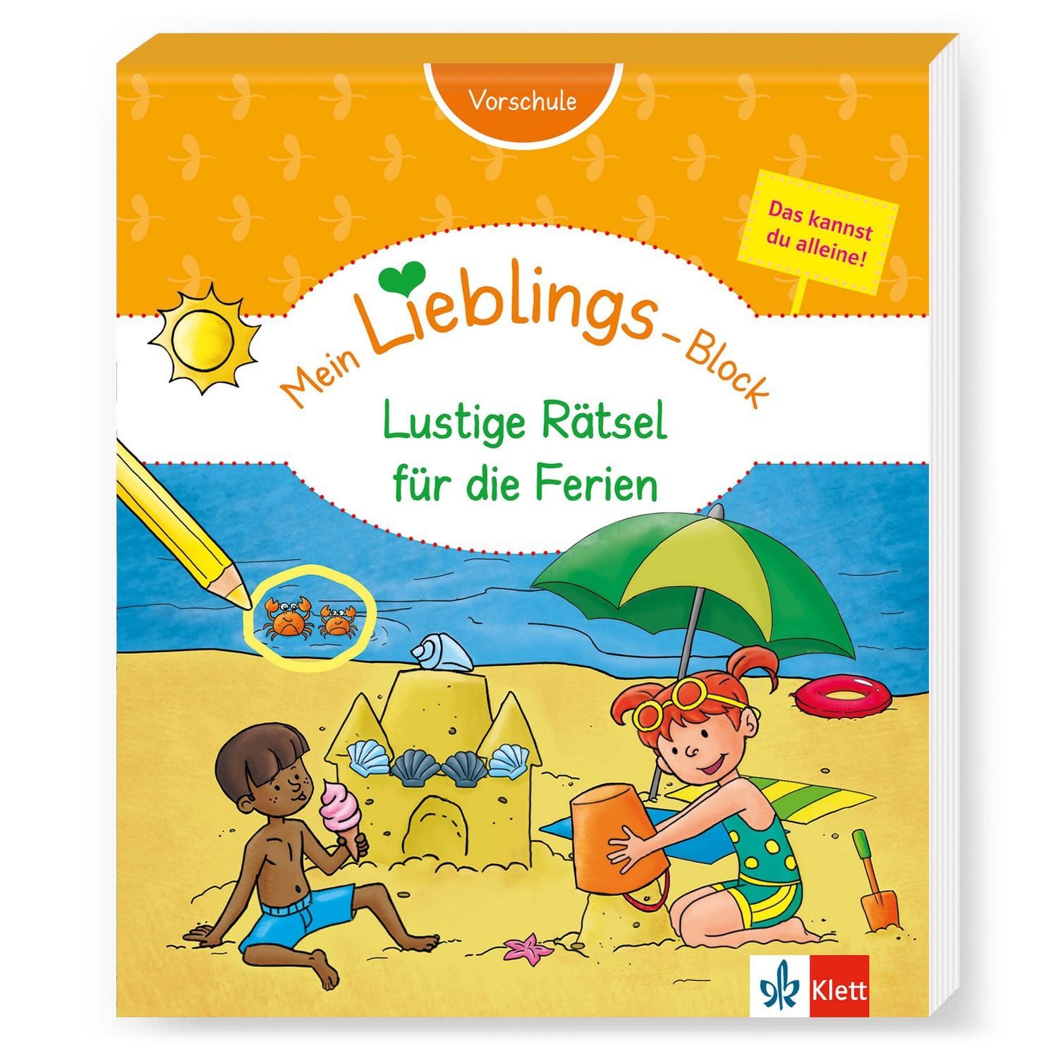 Klett Mein Lieblings-Block Lustige Rätsel für die Ferien / diverse