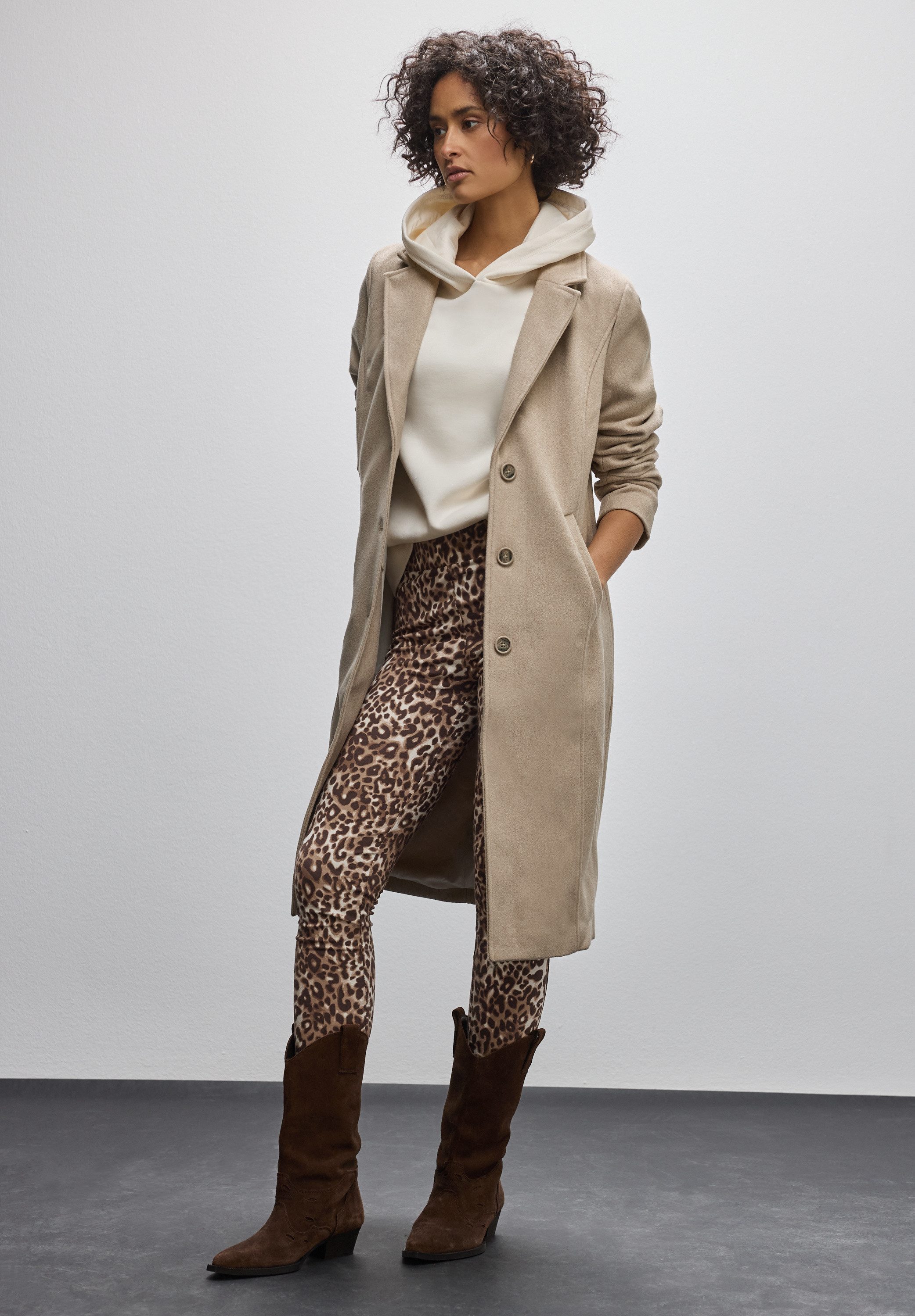 STREET ONE Leggings aus Baumwolle mit Stretchanteil