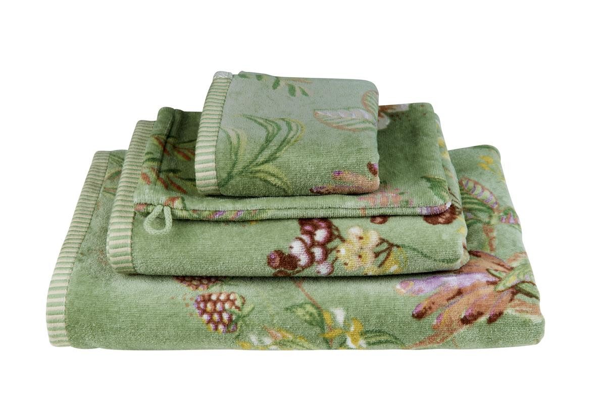 PiP Studio Waschhandschuh Secret Garden Waschhandschuh green 16x22cm (1 Stück), 100% Baumwolle (320896) – Bild 2 von 5