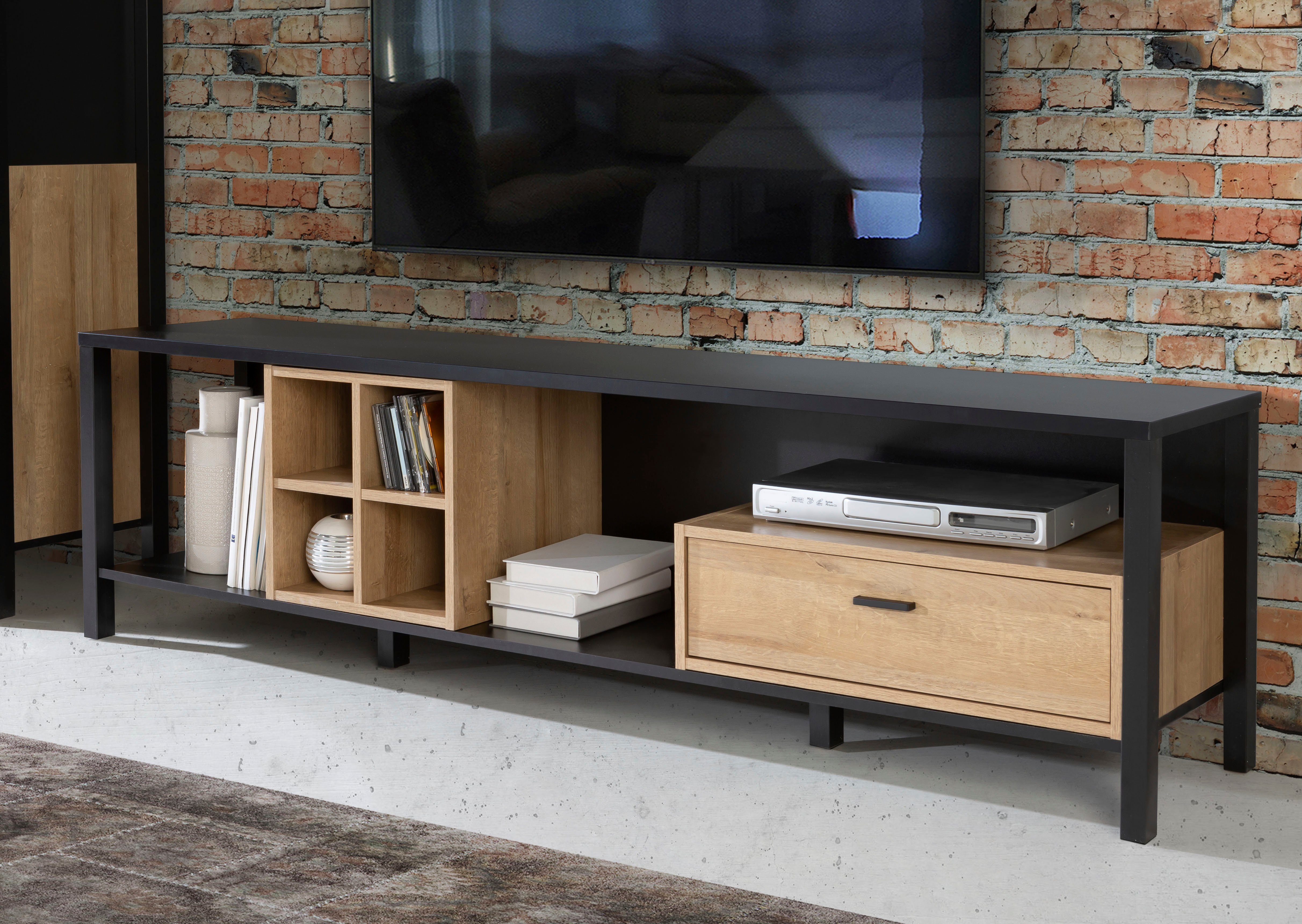 FORTE Lowboard High Rock, TV-Schrank, TV-Board, Breite ca. 181 cm