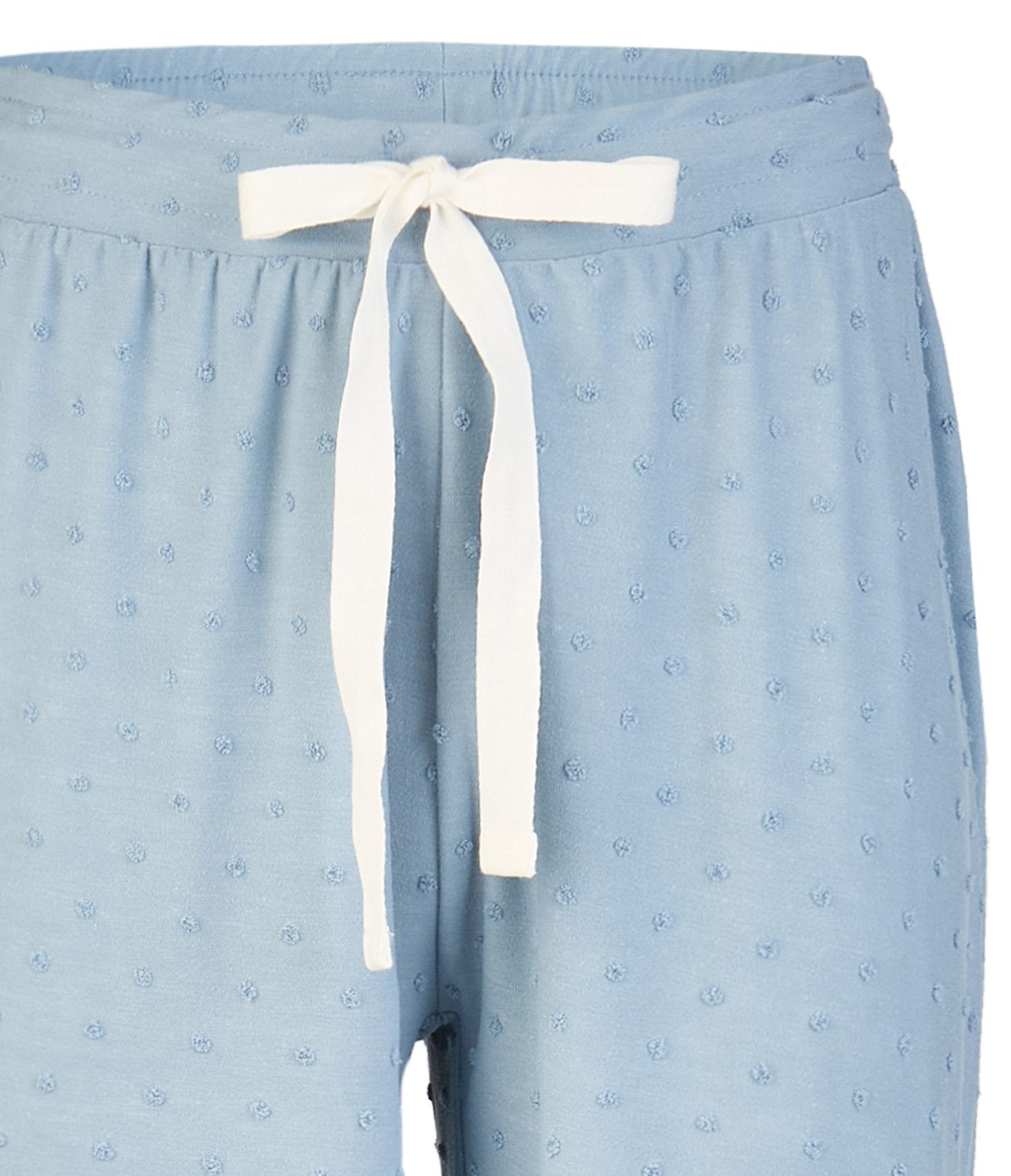 By Louise Pyjamahose Lace Luxury (1-tlg., 1-teilig) Damen Schlafhose Pyjamahose lang Loungewear Viskose