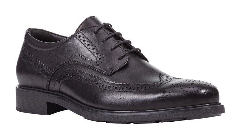 Geox U DUBLIN B Schnürschuh Business Schuh, Anzugschuh mit Blockabsatz günstig online kaufen