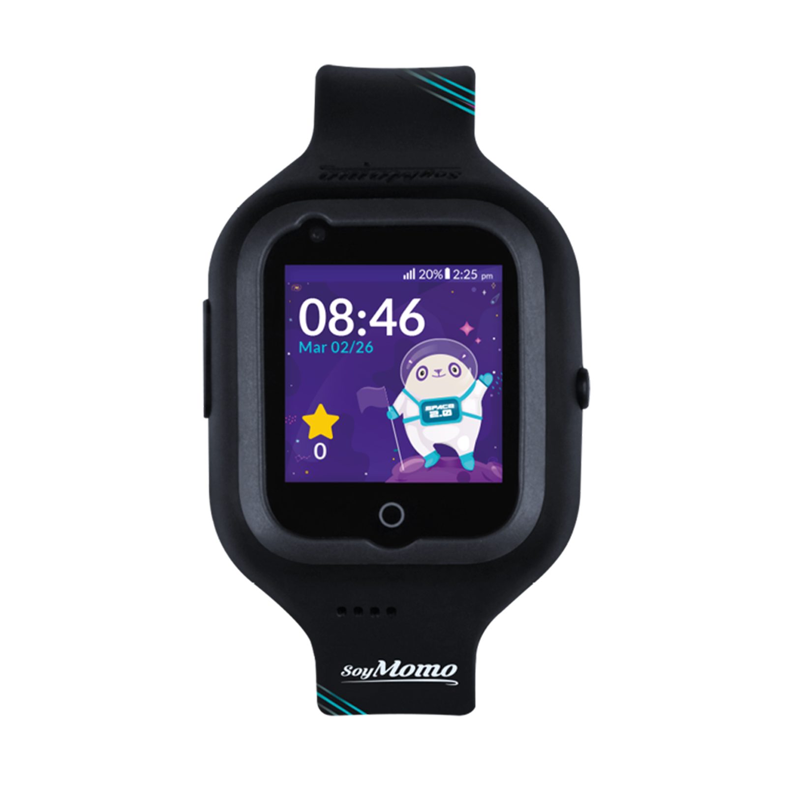 Soymomo Smartwatch, Space 2.0: Smarte GPS-Uhr für Kinder, Schwarz, Space 2.0: Smarte GPS-Uhr für Kinder, Schwarz