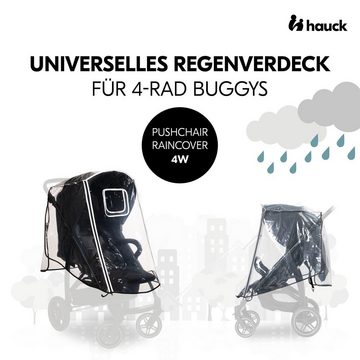 Hauck Kinderwagen-Regenschutzhülle Universal, Regenschutz, Regenverdeck für Buggy Kinderwagen mit Kontakt-Fenster