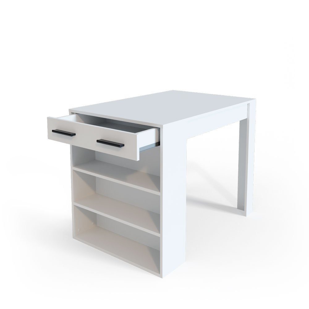 Vicco Bartisch Repose, Weiß, 67 x günstig online kaufen