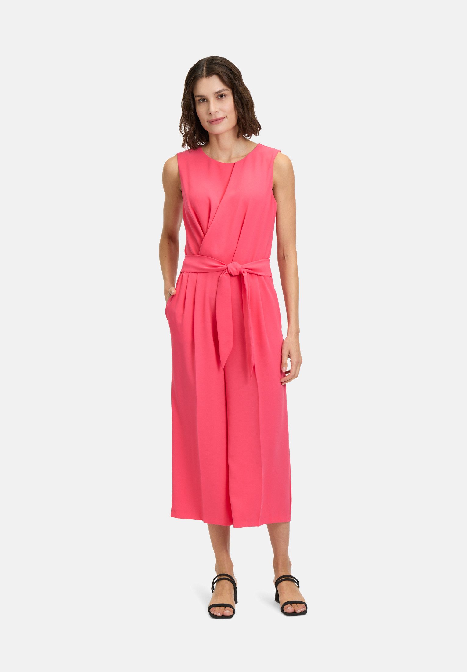 Betty&Co Overall Damen ohne Arm (1-tlg) Falten