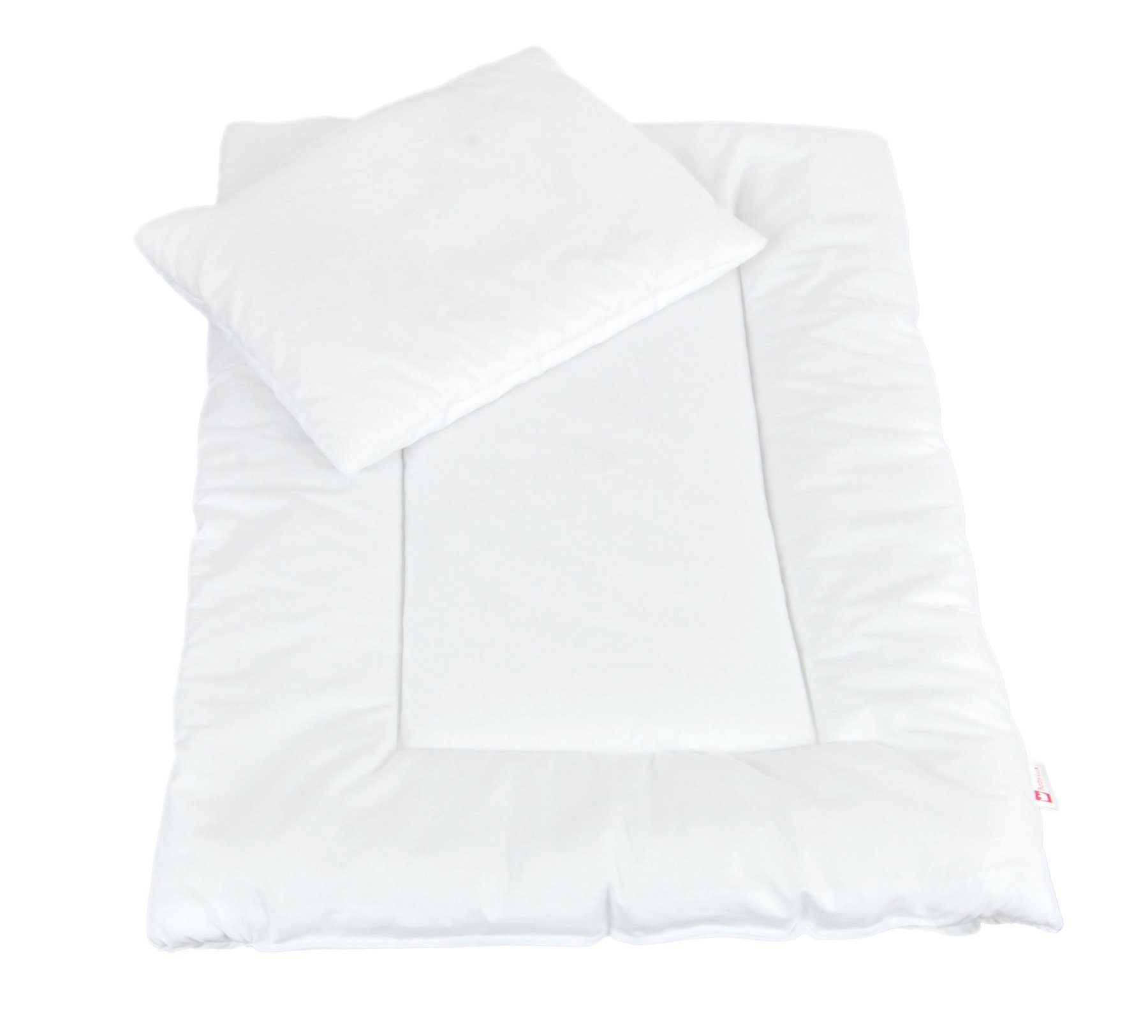 BabyLux Kinderbettdecke + Kopfkissen BABYLUX 2 tlg. Set Kinderwagen Bettwäs günstig online kaufen