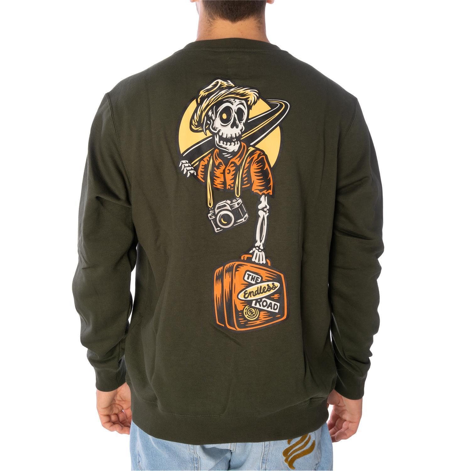 Element Sweater Sweatpulli Element Timber Traveler (1-tlg) Großer "Element" Logo-Print auf der Rückseite
