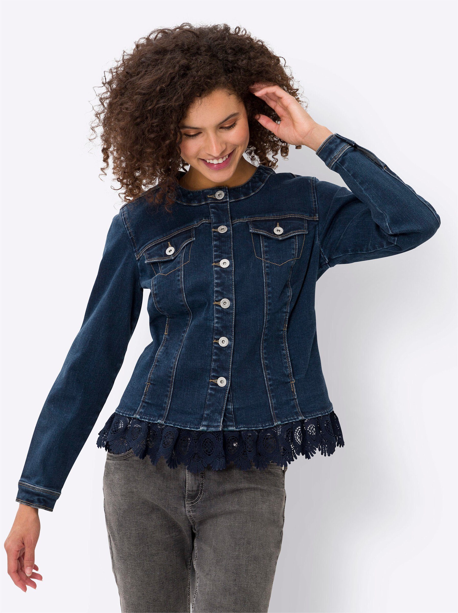Blusenblazer Jeans-Blazer