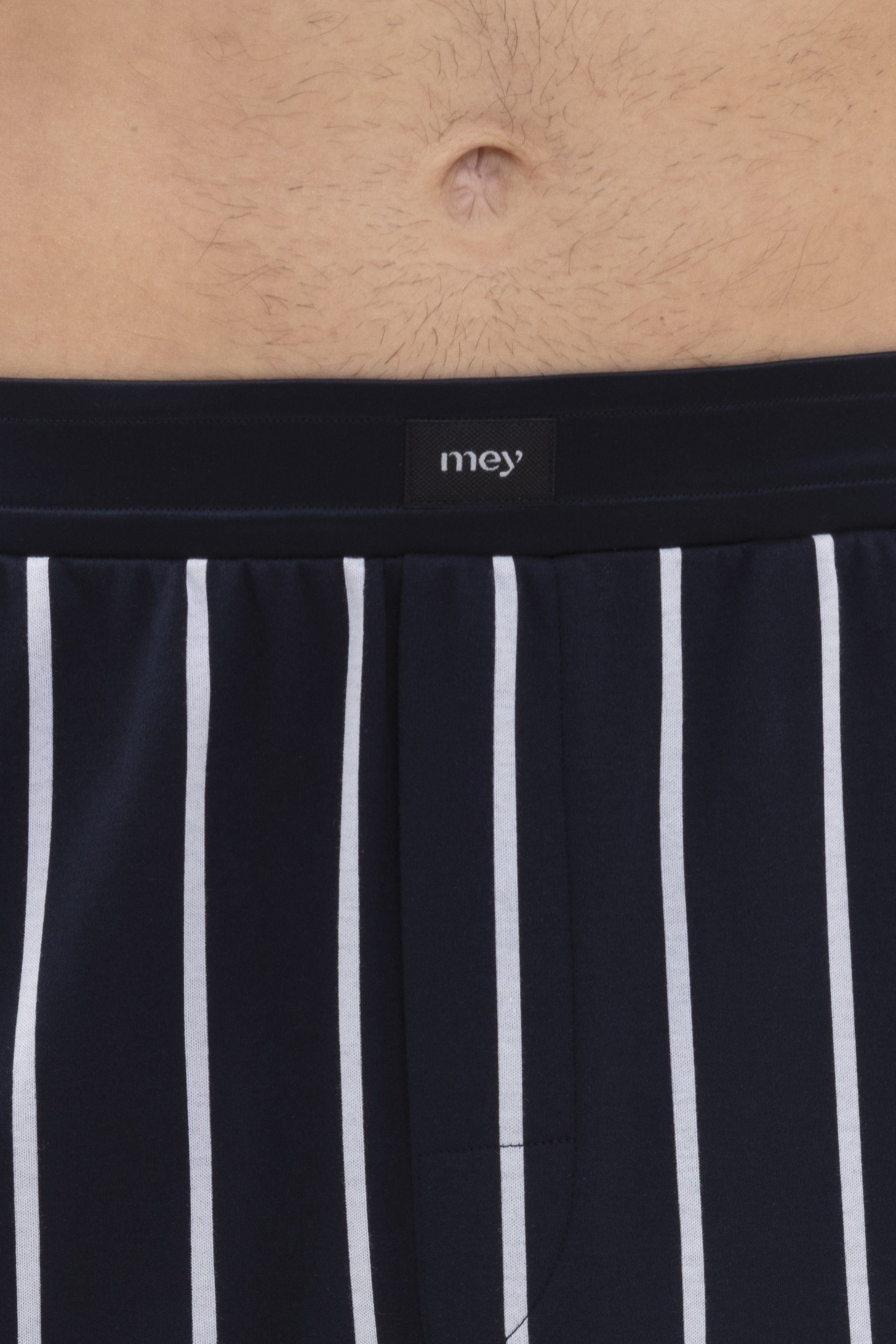 Mey Schlafhose Mey Herren Short Pants Serie Valsted Gestreift (1-tlg)