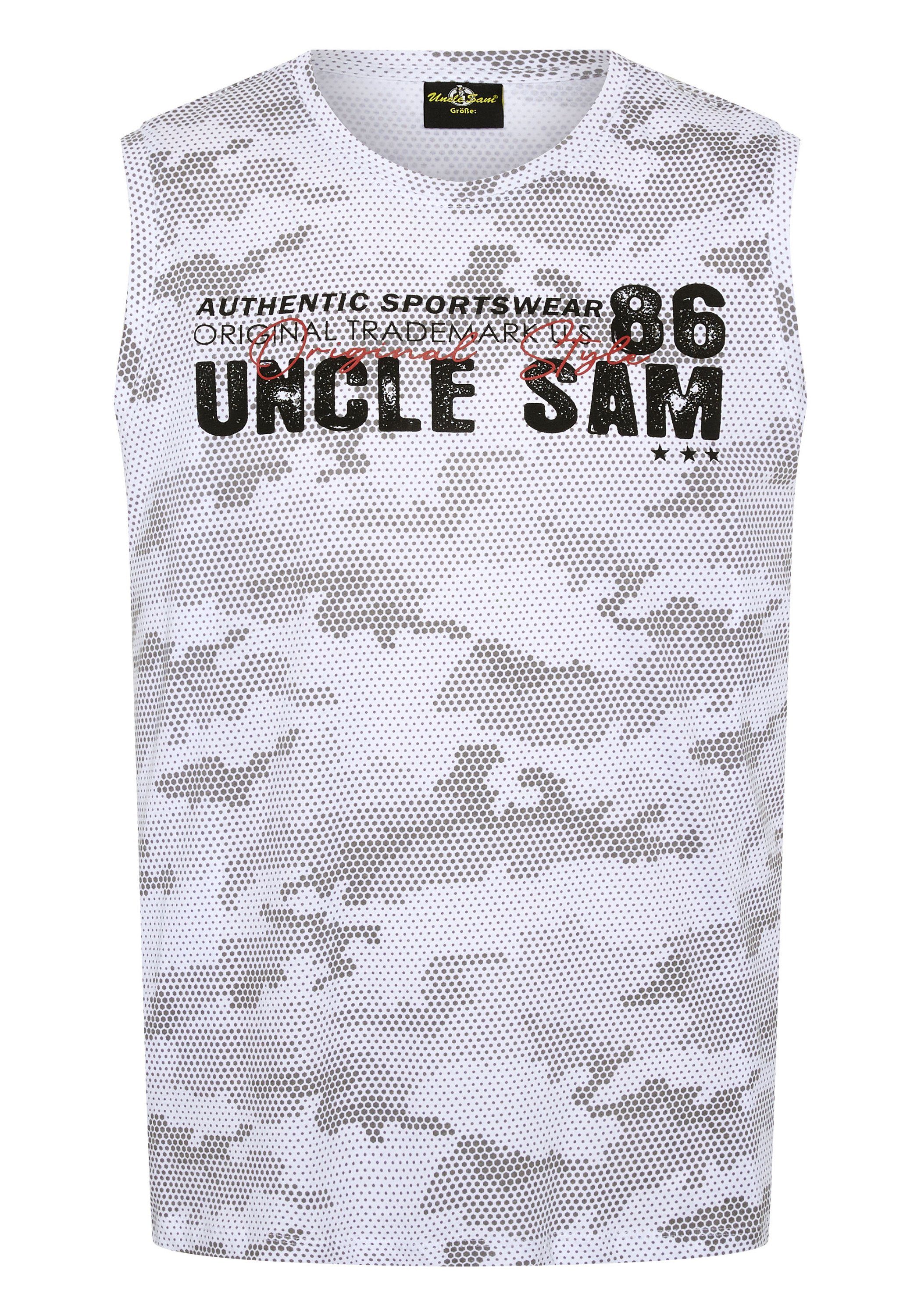 Uncle Sam Tanktop auch weicher Baumwolle