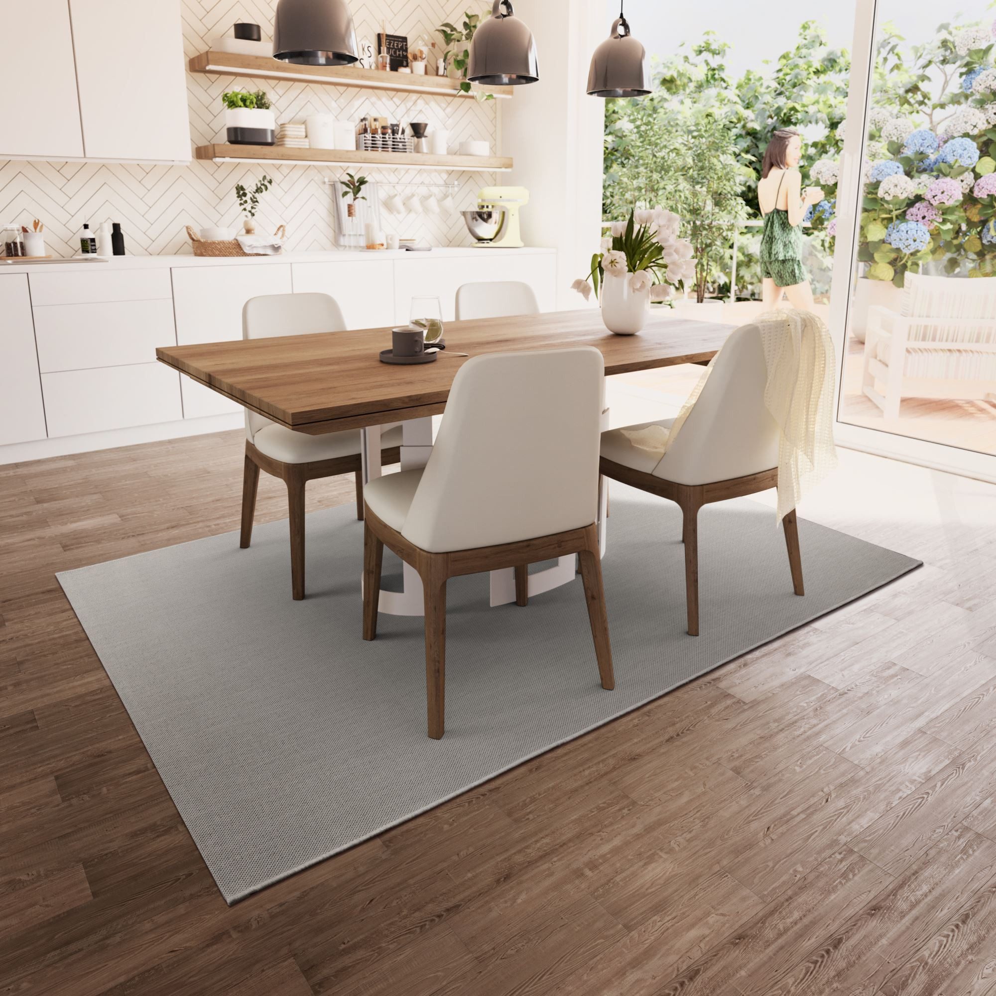 Steffensmeier Teppich Gotland, Rechteckig, In- und Outdoor, wasserfest günstig online kaufen