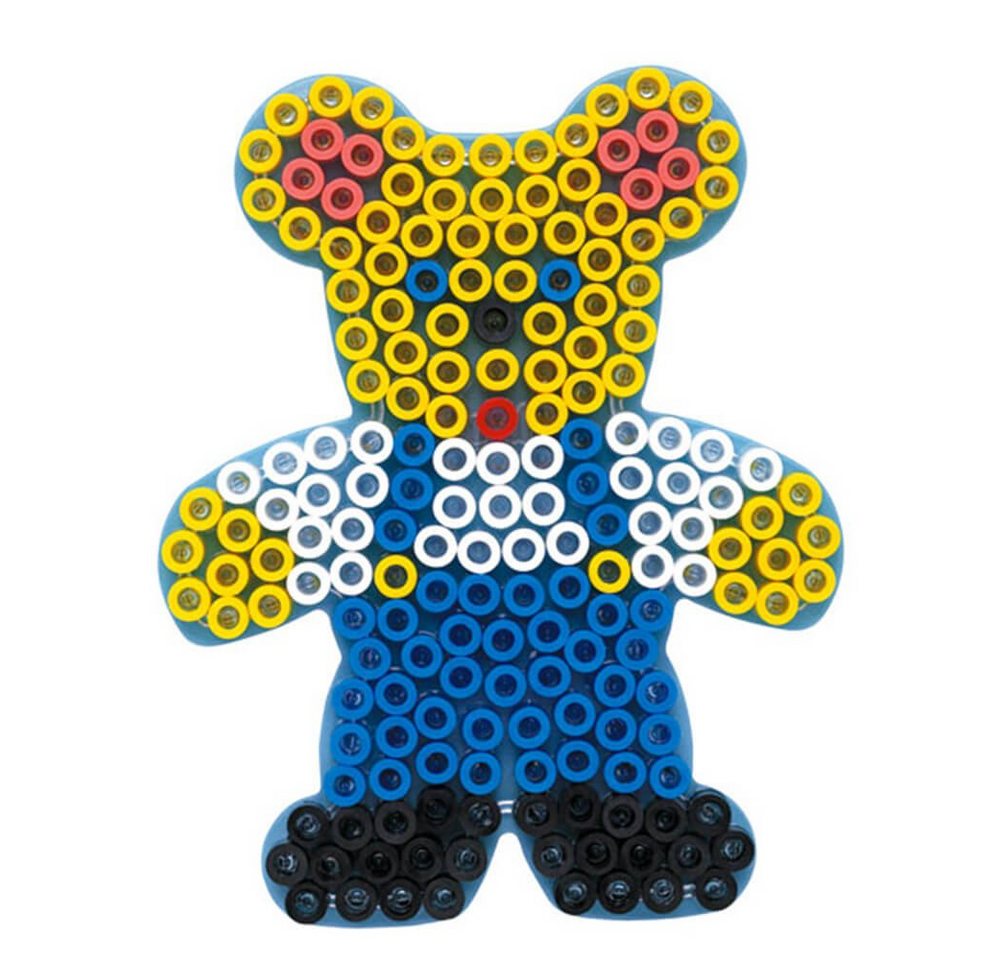 Thumbnail - Hama Bügelperlen Hama Maxi-Stiftplatte Teddybär, transparent