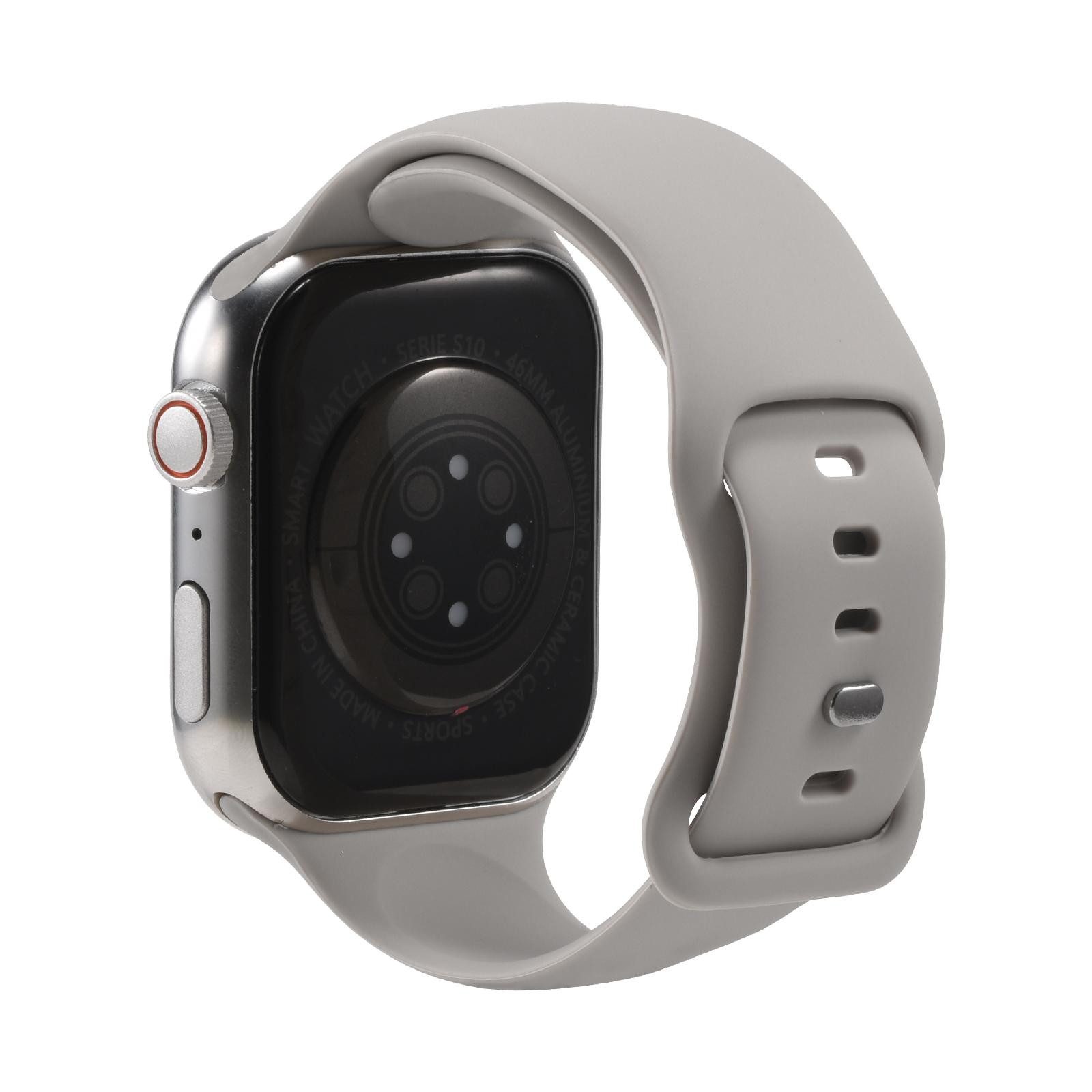 CoolGadget Smartwatch-Armband Fitnessarmband aus Silikon iWatch, für Apple Watch 1 2 3 4 5 6 7 8 9 10 11 SE 1 2 3 38 40 41 42 mm