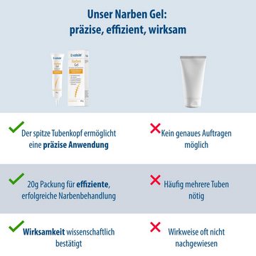 Evolsin Hautpflegegel Narbengel für Kinder & Erwachsene aus der Apotheke, Verbesserung der narben, Reduziert Hautverfärbungen