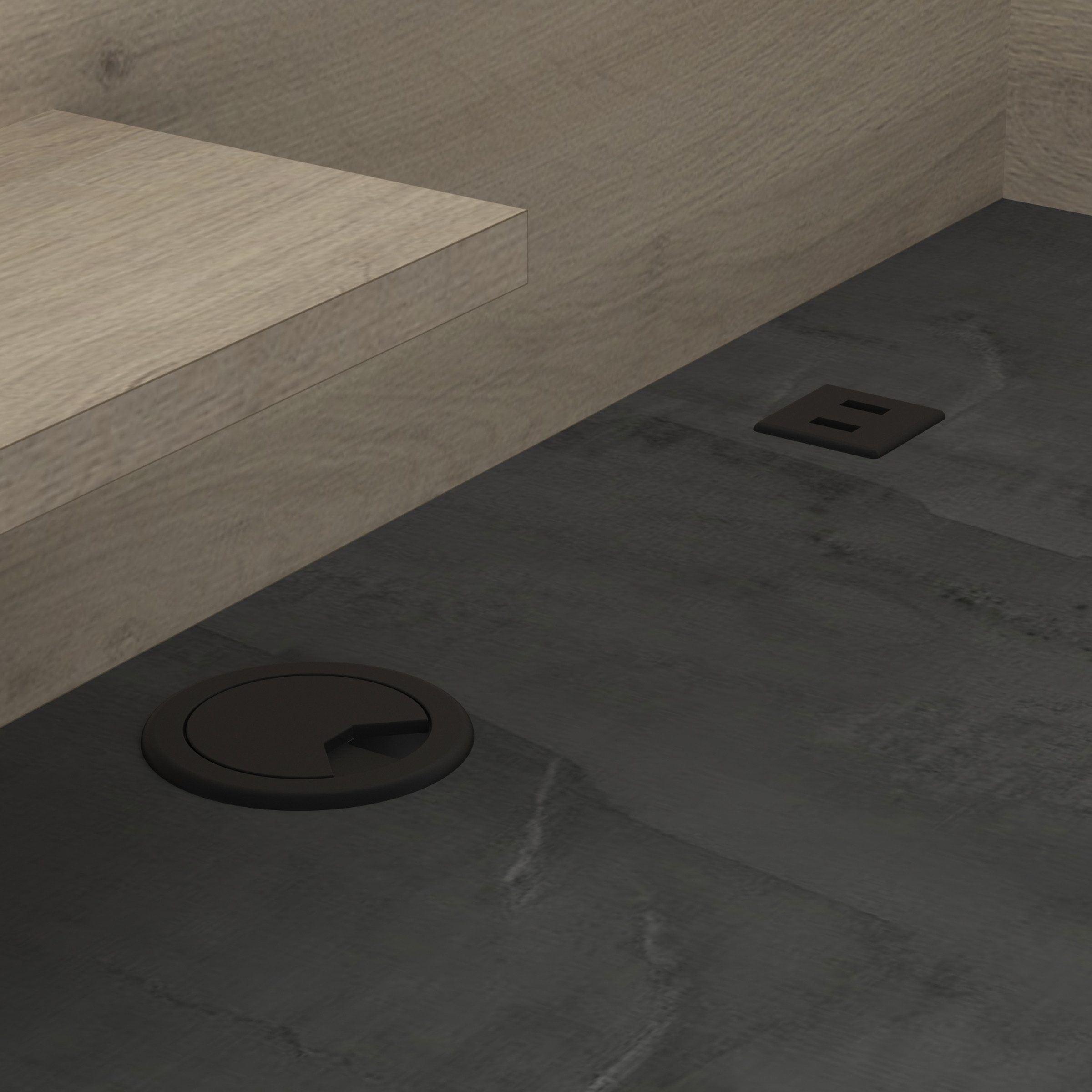 PREISBRECHER Eckschreibtisch MALICIA, in Kronberg Eiche - 121,5x119,6x116,2cm (BxHxT)