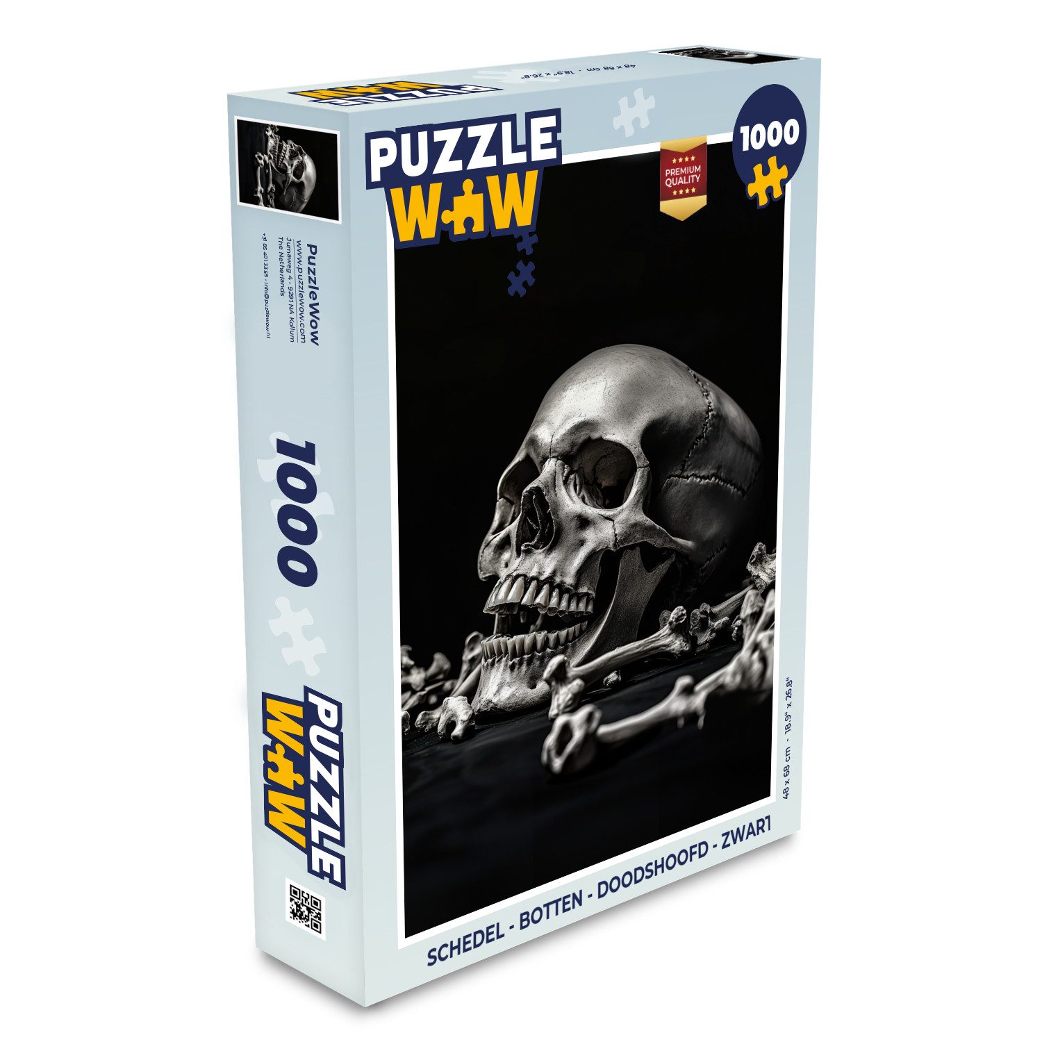 MuchoWow Puzzle Totenkopf - Knochen - günstig online kaufen