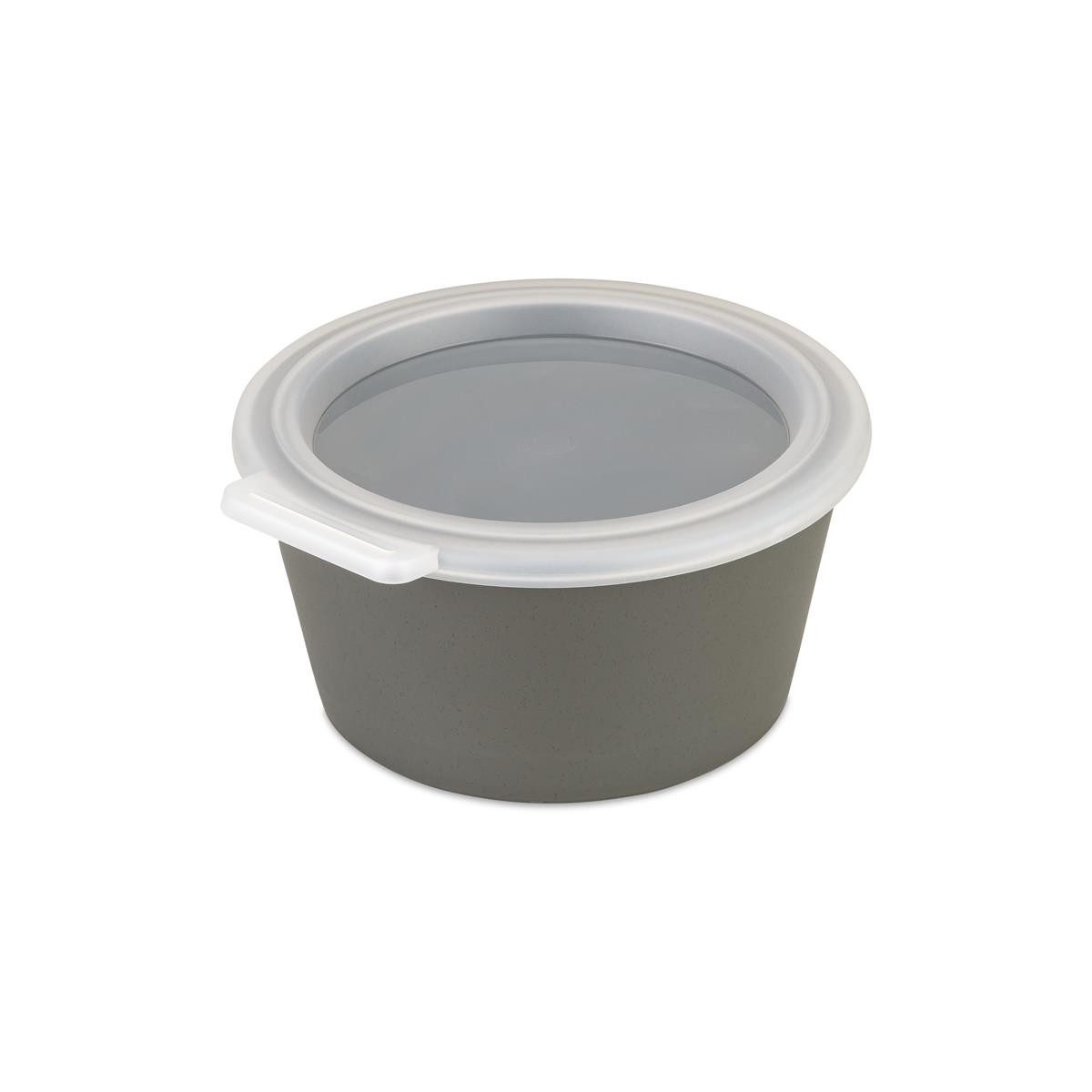 KOZIOL Geschirr-Set koziol Schale MOVE BOWL 8134800 Deckel 700ml ash grey