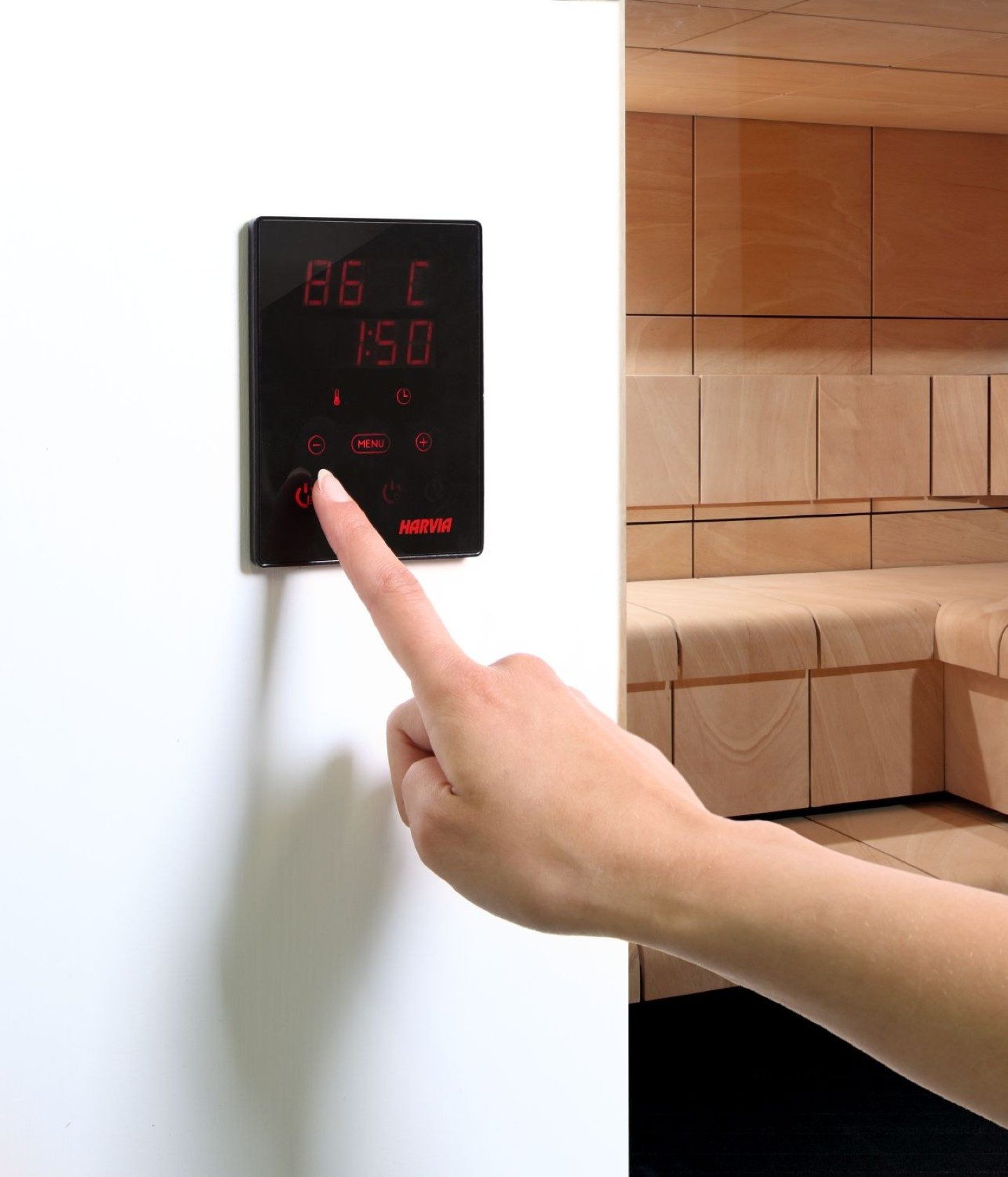 HARVIA Sauna-Steuergerät Harvia Xenio CX170 Saunasteuerung bis 17 kW, Touch-Steuerung, 17 kW, Touch-Saunasteuerung für Elektroöfen bis 17 kW