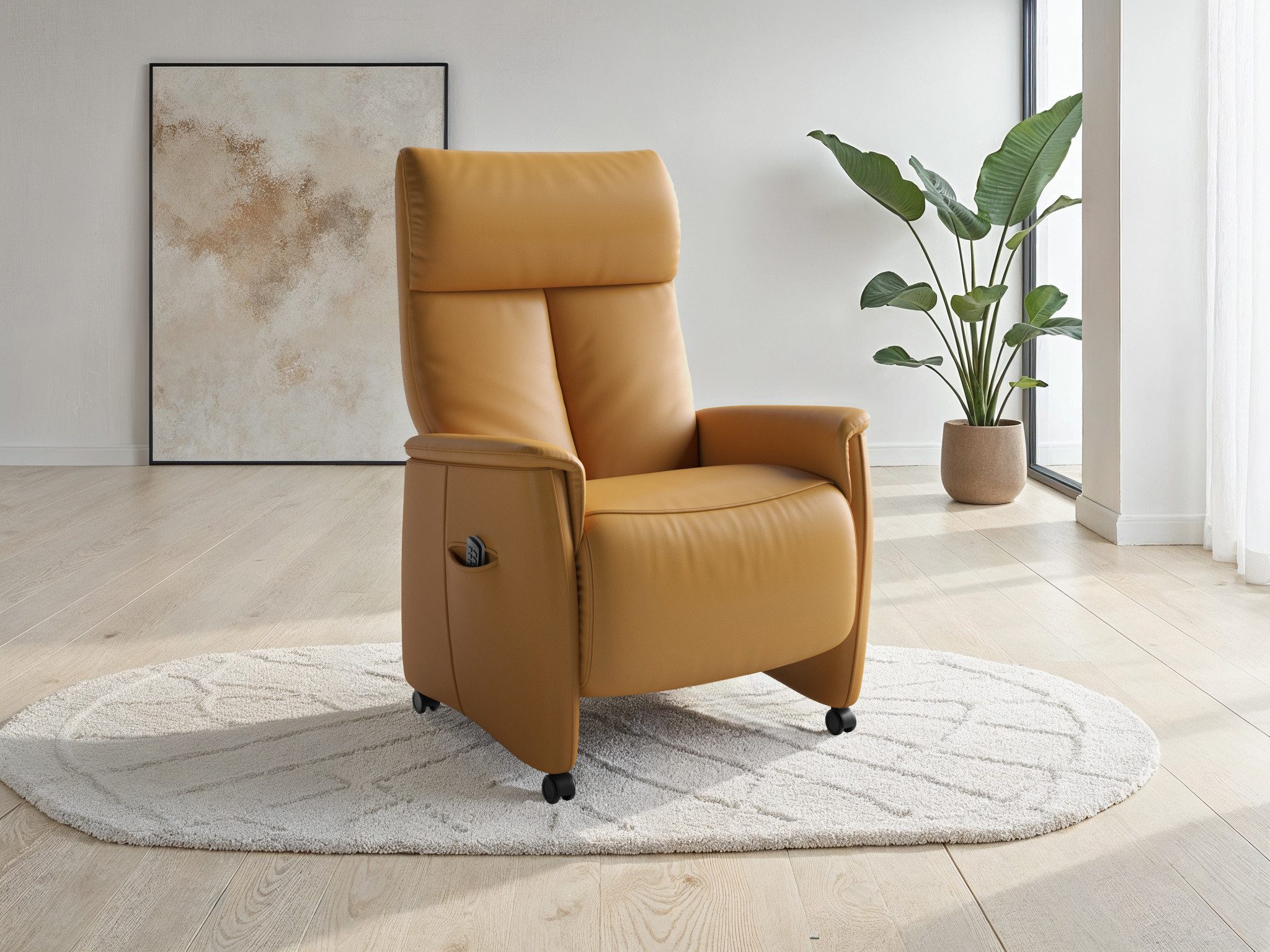 sit&more TV-Sessel Cremona Comfort Plus, bis 200 Kg belastbar, mit Herz-Waage Funktion