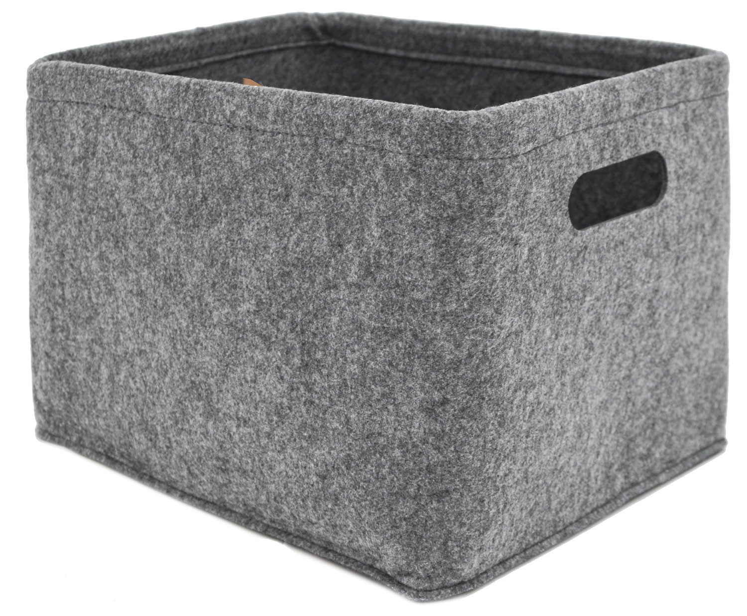 DuneDesign Aufbewahrungskorb aus Recycling Filz - 33x26x23 Aufbewahrungsbox - Kallax Regaleinsatz (1 St), Stabiler Stoffkorb - Aufbewahrungskorb - Stauraum Kinderzimmer & Bad