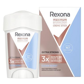 Rexona Deo-Set Maximum Protection Anti-Transpirant Deo Creme Clean Scent 6x 45ml