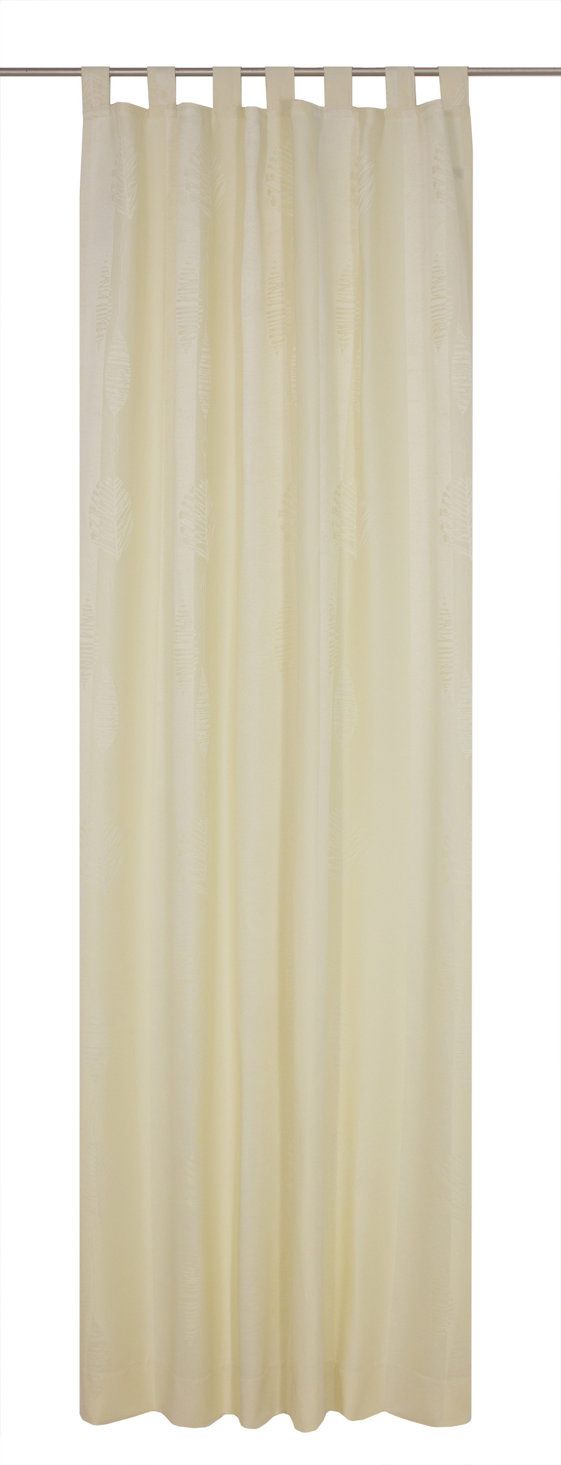 Wirth Vorhang ILSENBURG (1 St), Schlaufen, blickdicht, Jacquard