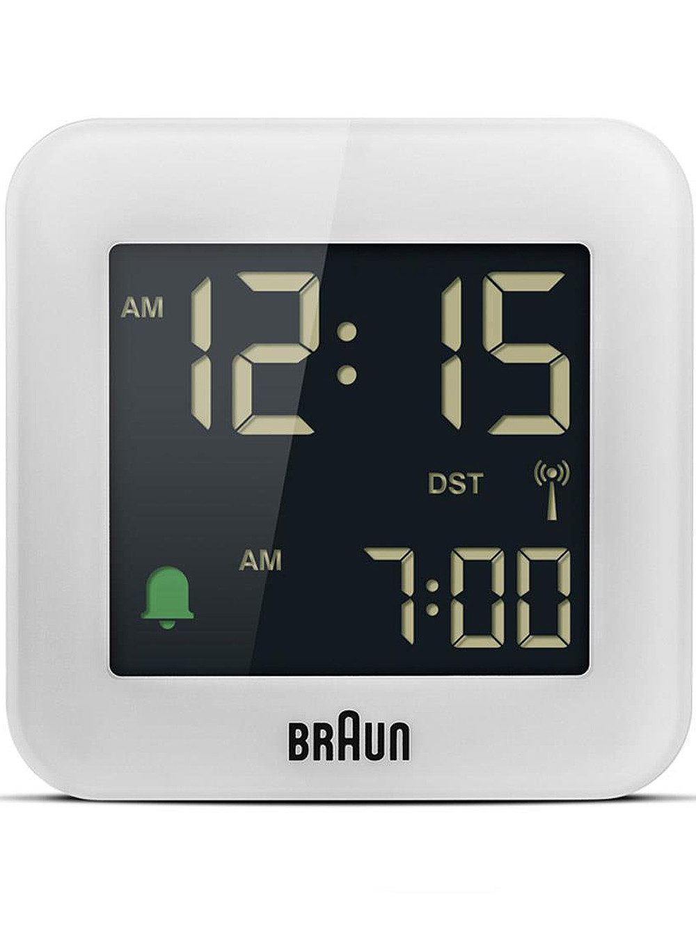 Braun Wecker Braun BC08W-DCF digitaler Funkwecker Crescendo-Alarm,Schlummerfunktion