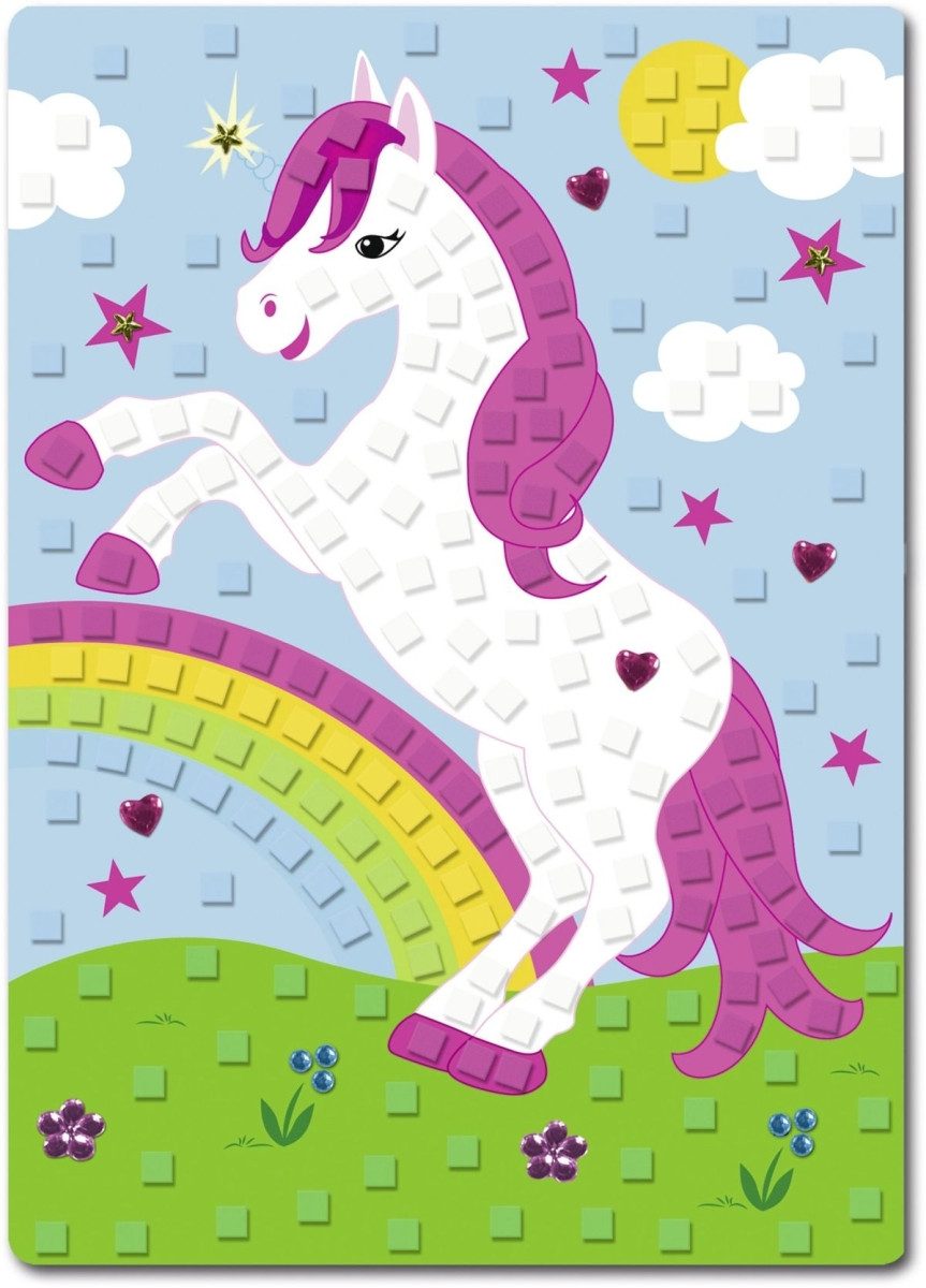 Ursus - Ludwig Bähr Bastelfilz Moosgummi Mosaik 'Einhorn'