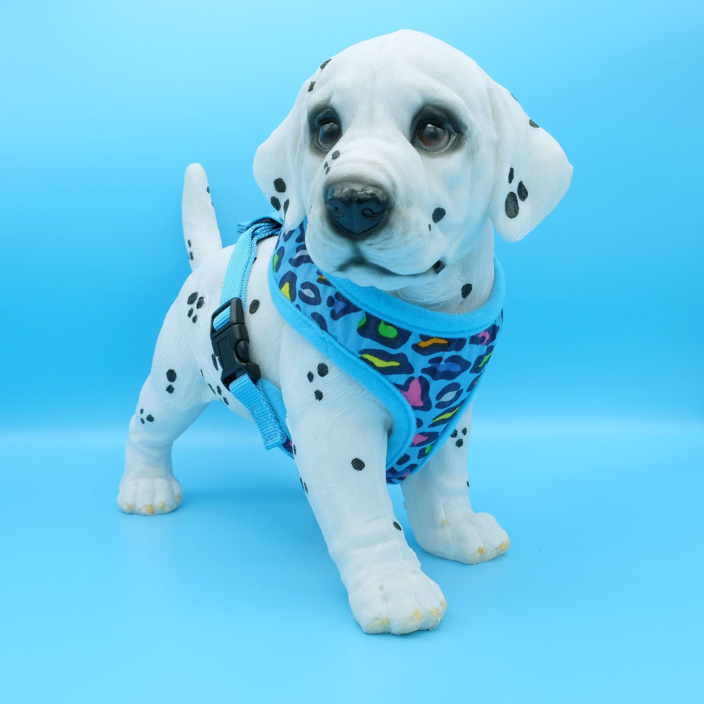 Alvonja Hunde-Geschirr Hundegeschirr kleine, mittlere, große Hunde Welpen Leo blau XS, verstellbar, verschiedene Größen