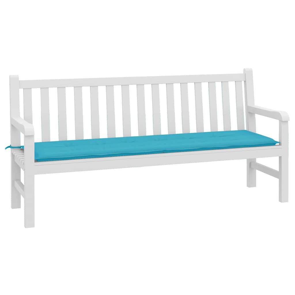 vidaXL Sitzauflage Gartenbank-Kissen Türkis 180 x günstig online kaufen