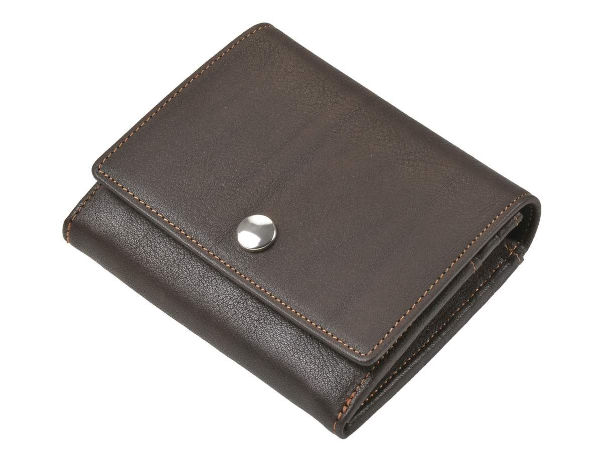 Sonnenleder Geldbörse Seeve Portemonnaie Herren Damen Leder 5 Kartenfächer sehr edel, Damenbörse, Portemonnaie, Querformat 11,5x9,5cm, sehr edel