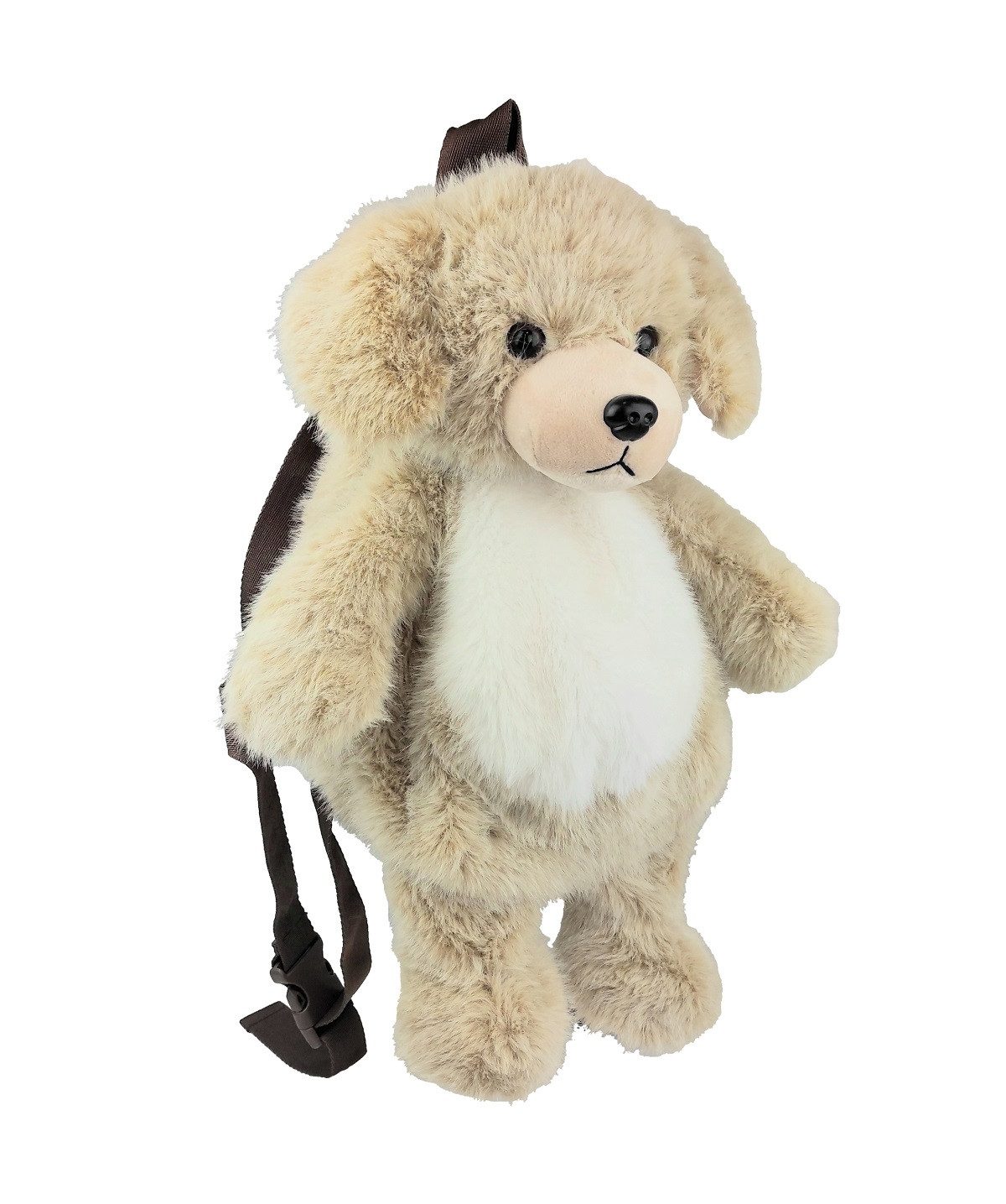 inware Kuscheltier Inware Rucksack Hund Wuschel beige 36 cm