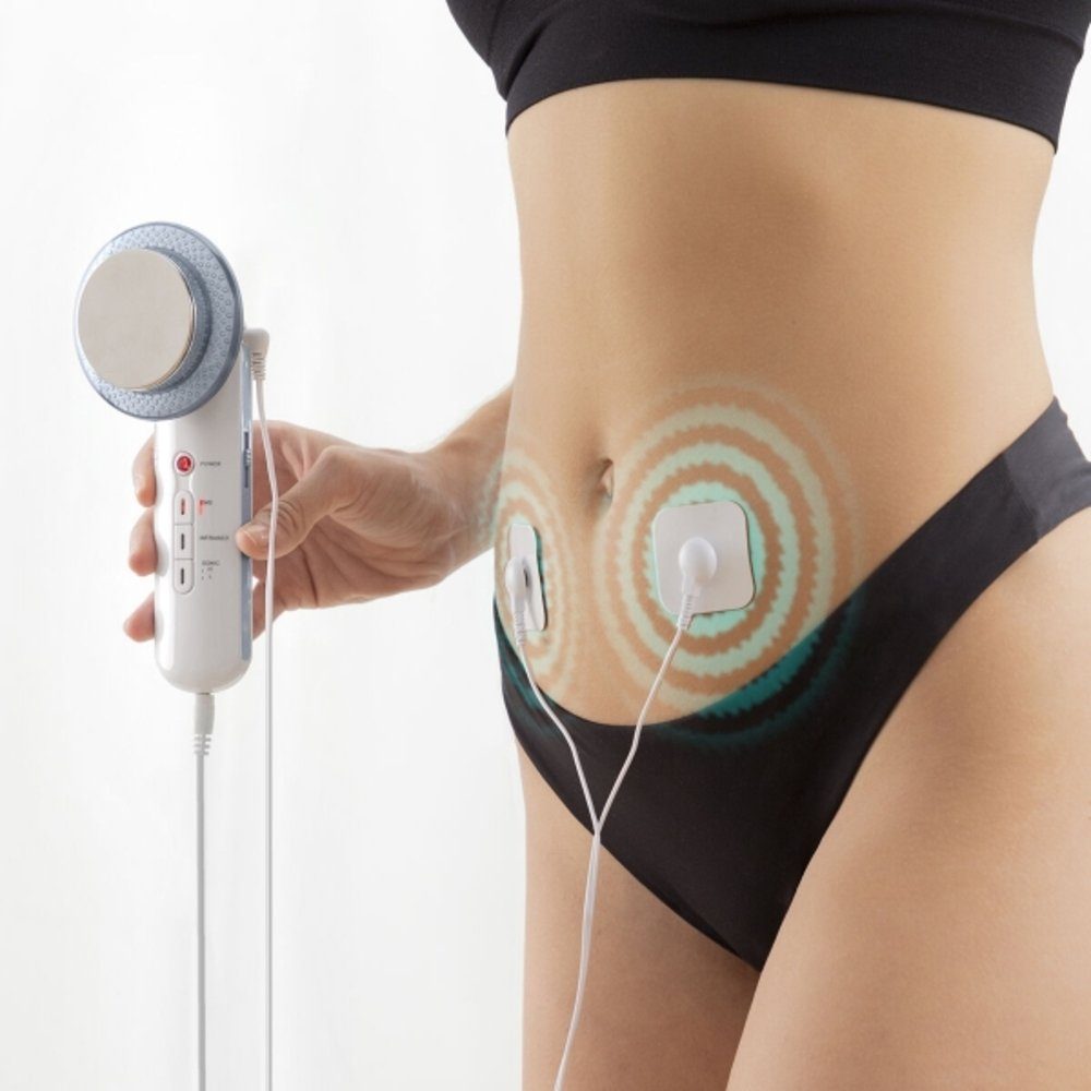 Cellulite Ultraschall-Kavitation, Anti Rohrreinigungspistole Infraro 3-in-1 Massagegerät mit Radami