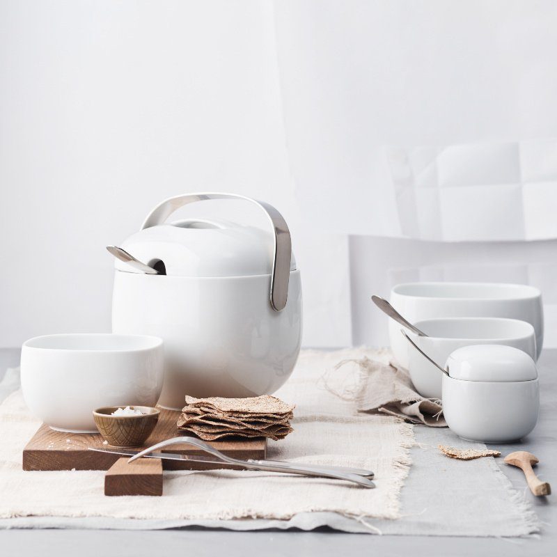 Rosenthal Schüssel Suomi Weiß, Porzellan, 16 cm