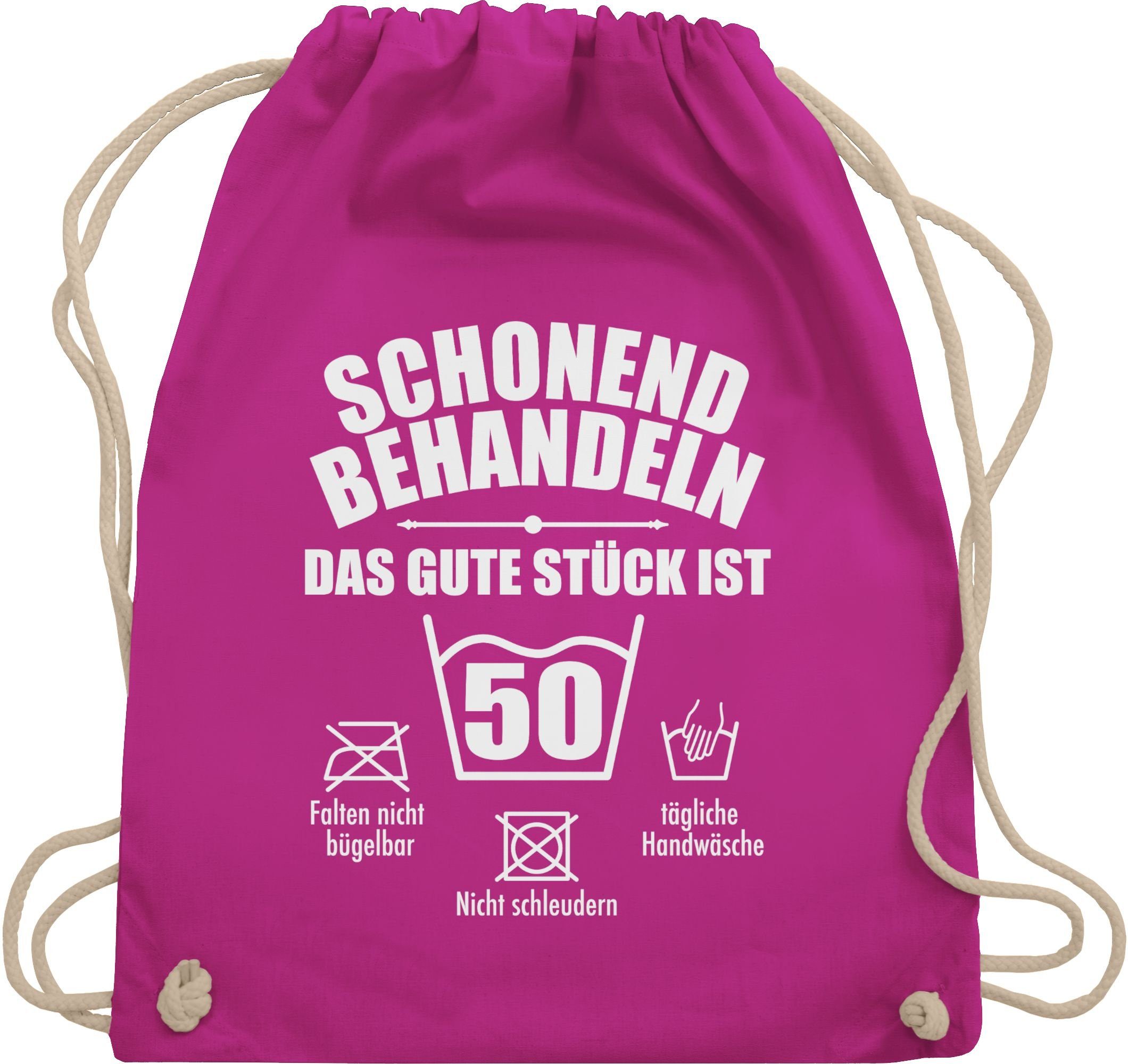 Turnbeutel Schonend behandeln 50