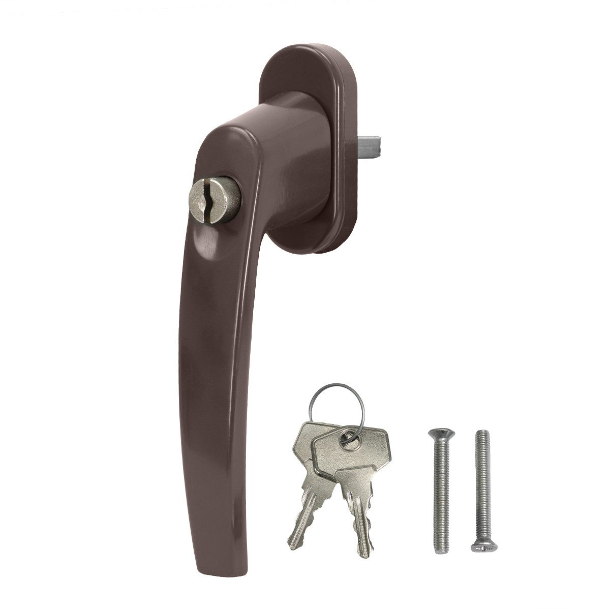INTRA-TEC Fenstergriff Junos S-Lock 100 Nm – abschließbarer Sicherheitsfenstergriff, gleichschließend