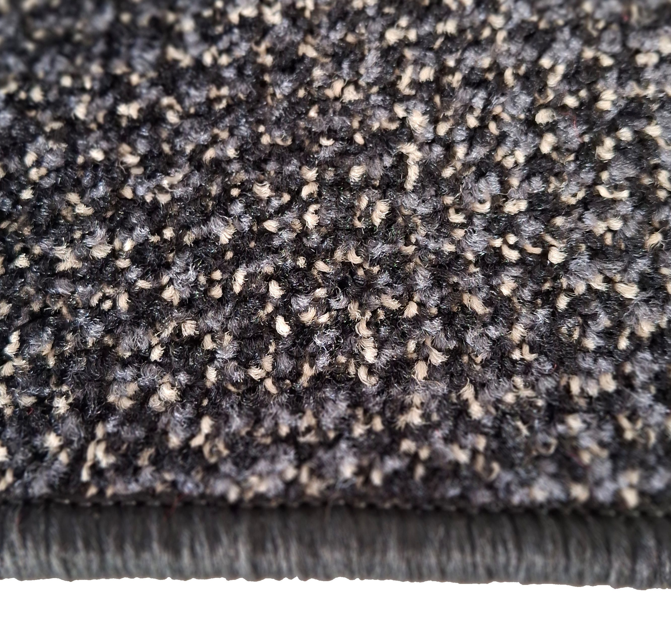 Mertex Fußmatte geometrische Schmutzfangmatte mit Kettelkante, halbrund