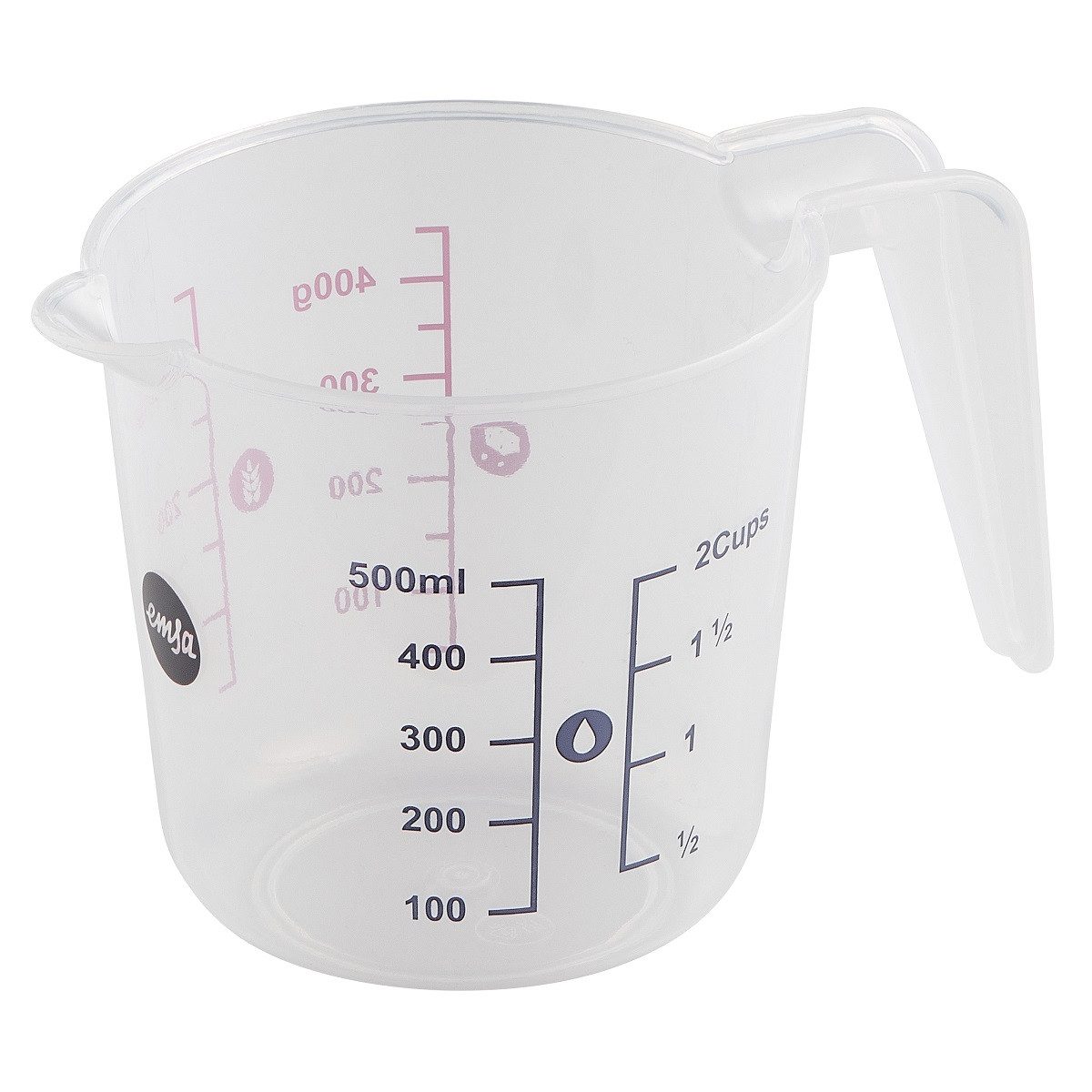Emsa Мерные стаканы Emsa PREP&BAKE MESSKANNE AUS KUNSTSTOFF 0,5 LITER, Kunststoff, (1-St)