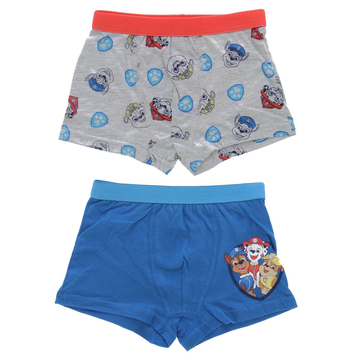 PAW PATROL Boxershorts Paw Patrol Boxershort Set für Jungen – 2er Pack Komfort 100% Baumwolle