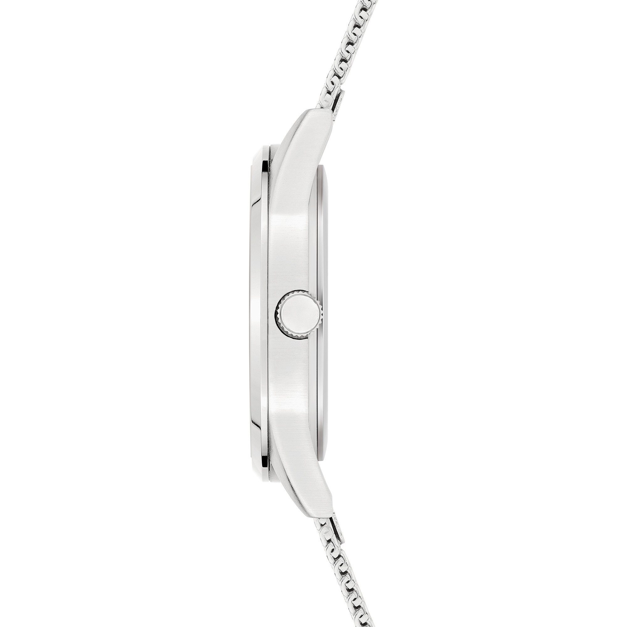 s.Oliver Multifunktionsuhr Round Basic SO-4447-MM, Quarzuhr, Armbanduhr, Herrenuhr, Edelstahlarmband, analog