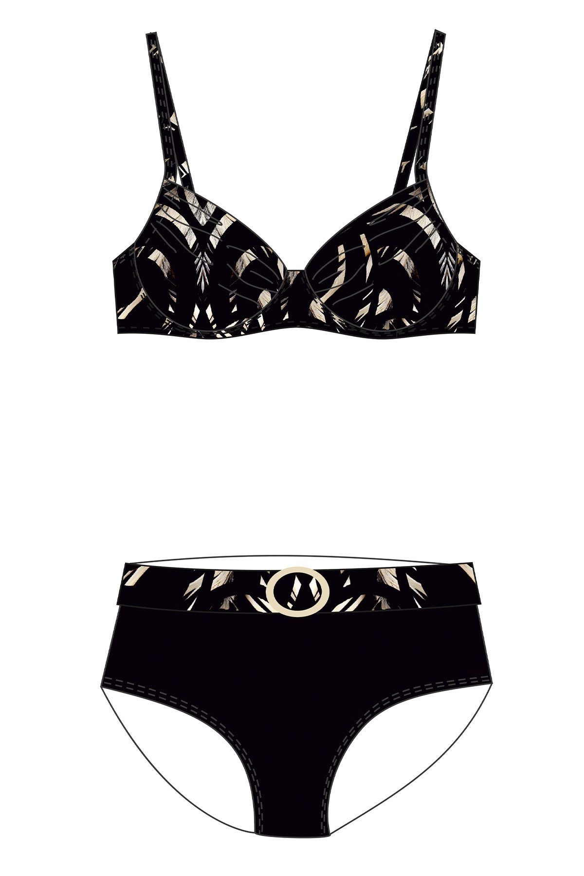 Fashy Triangel-Bikini Damen Bikini WIE ABBILDUNG