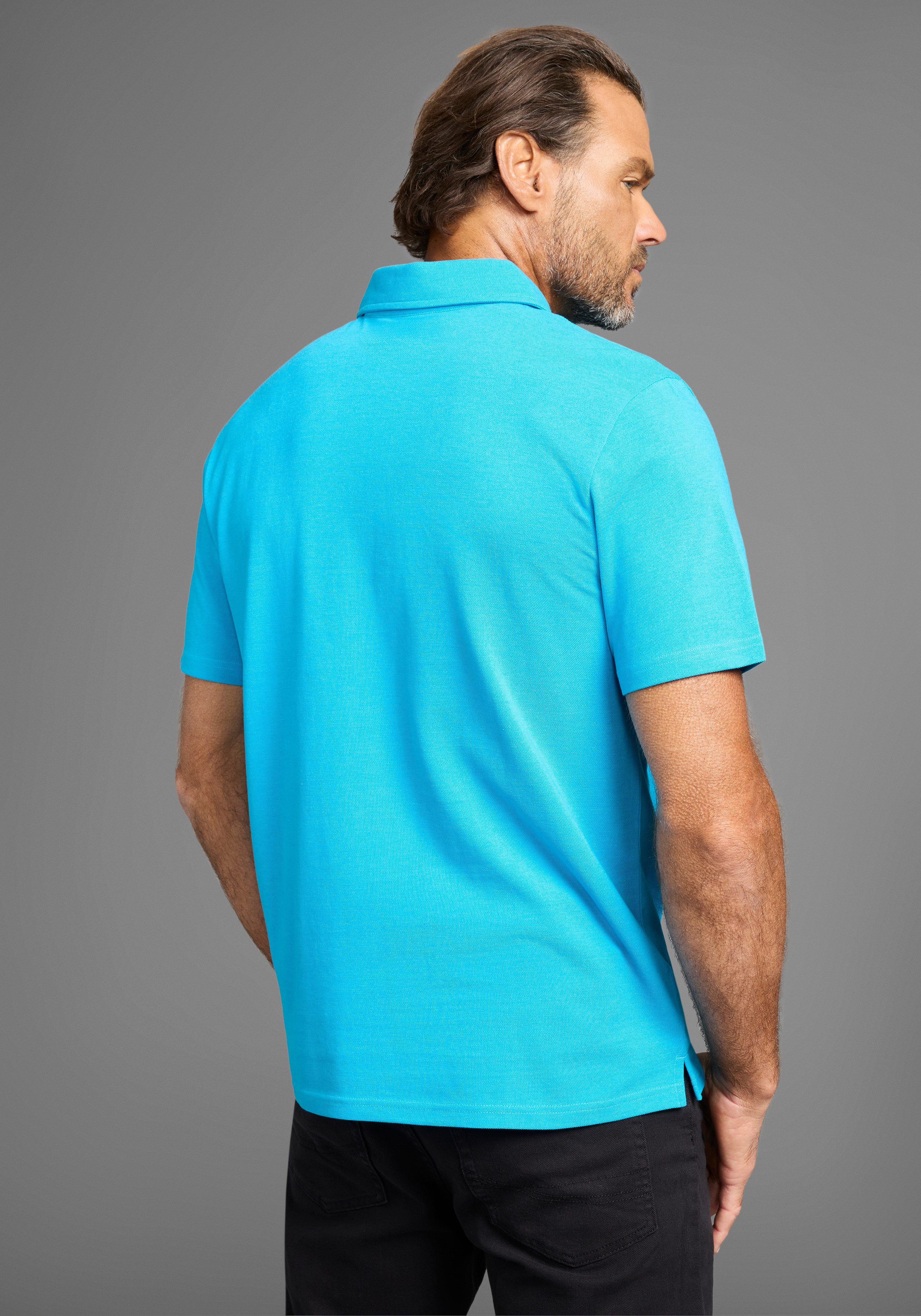 Man's World Poloshirt mit Brusttasche – Bild 4 von 5