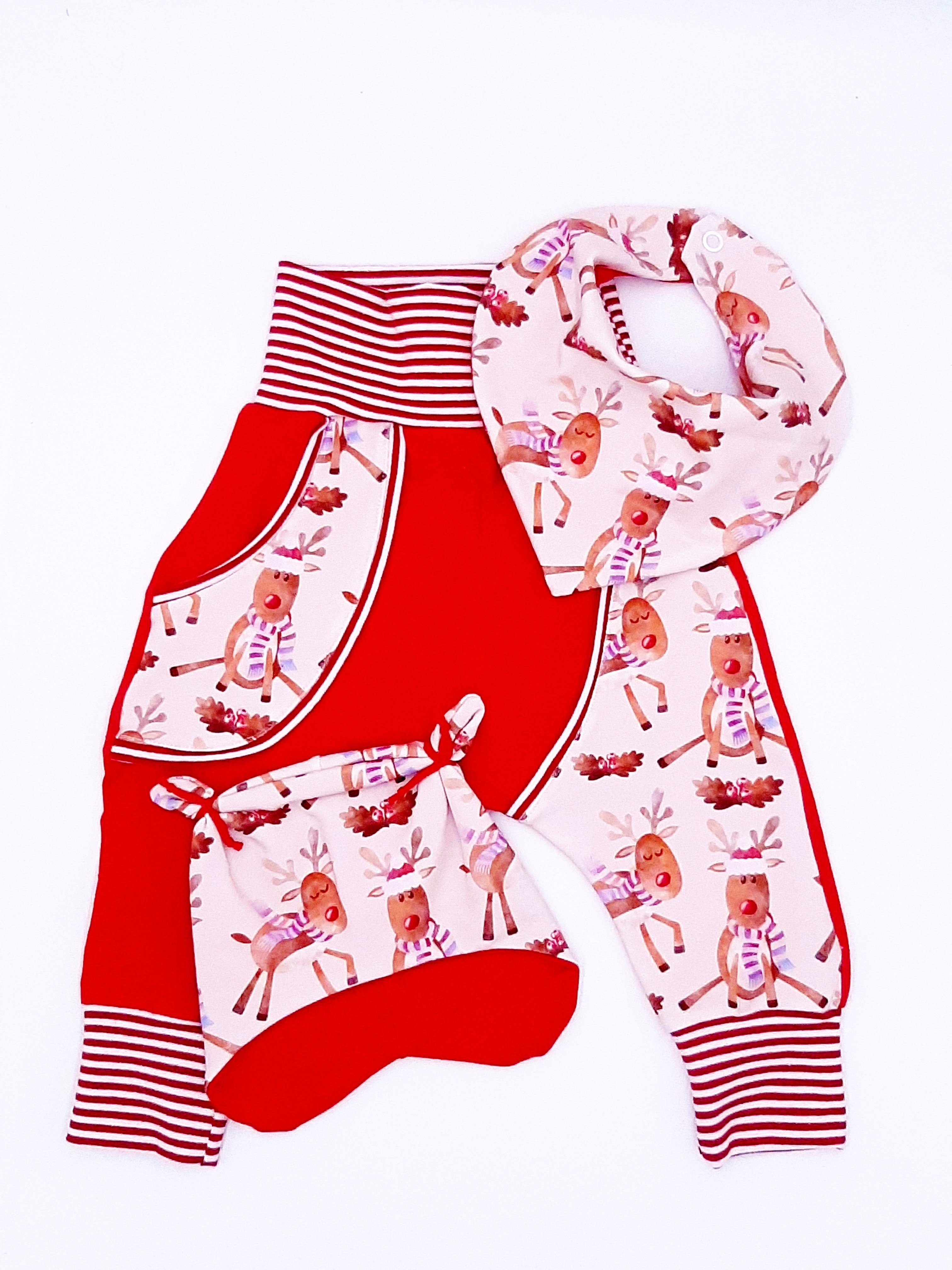 Land-Juwelen Pumphose ELCHE WEIHNACHTEN 3er Set Pumphose