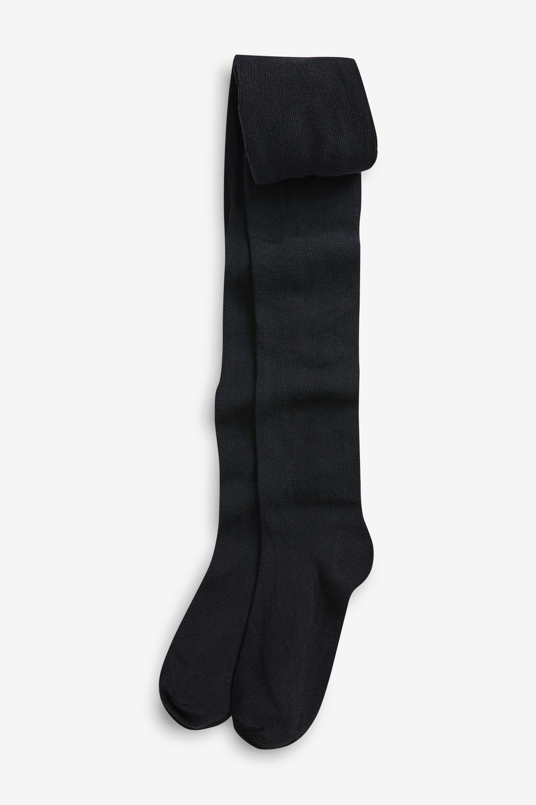 Next Strickstrumpfhose Schulstrumpfhose mit Baumwollel, 5er-Pack (5 St)